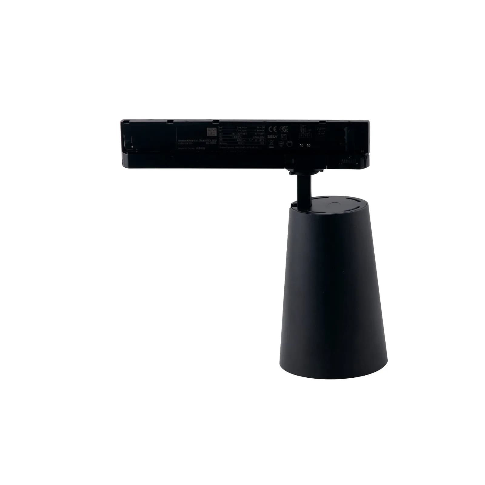 Faro binario luce calda 15x24,5 cm in alluminio pressofuso nero - Radius