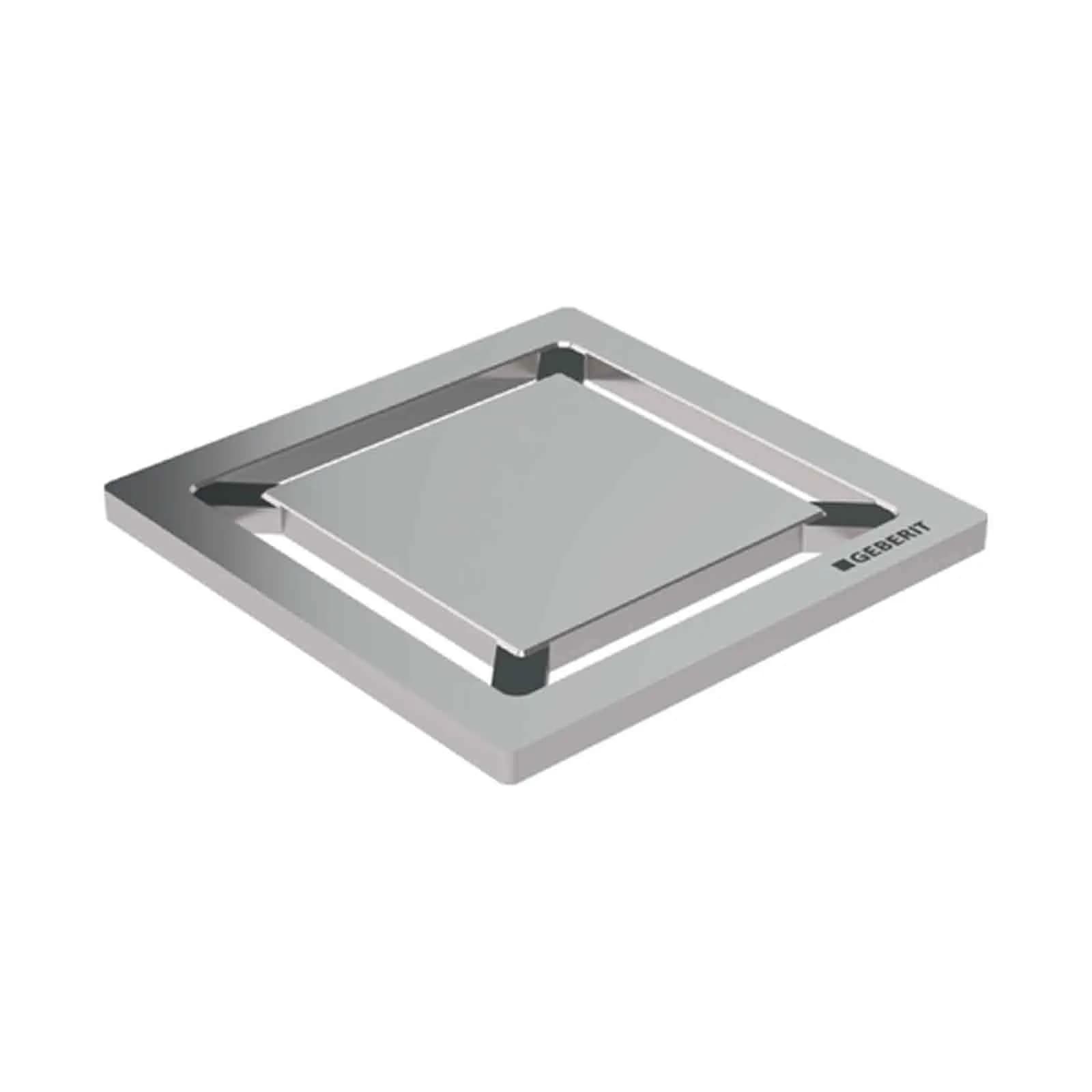 Geberit griglia doccia per sifone design quadro 8x8 cm installazione filopavimento