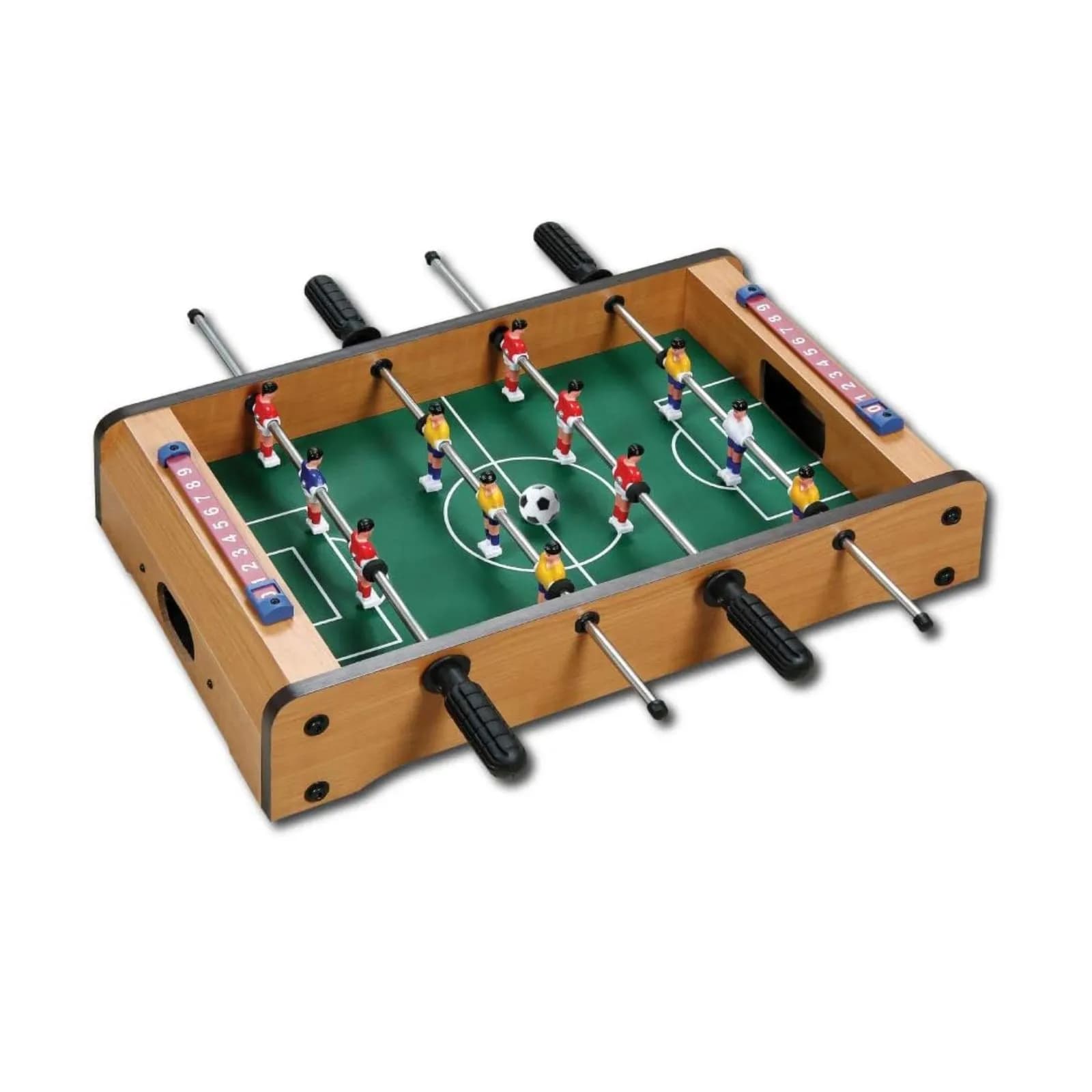 Gioco calciobalilla da tavolo 51x31 cm in legno multicolore
