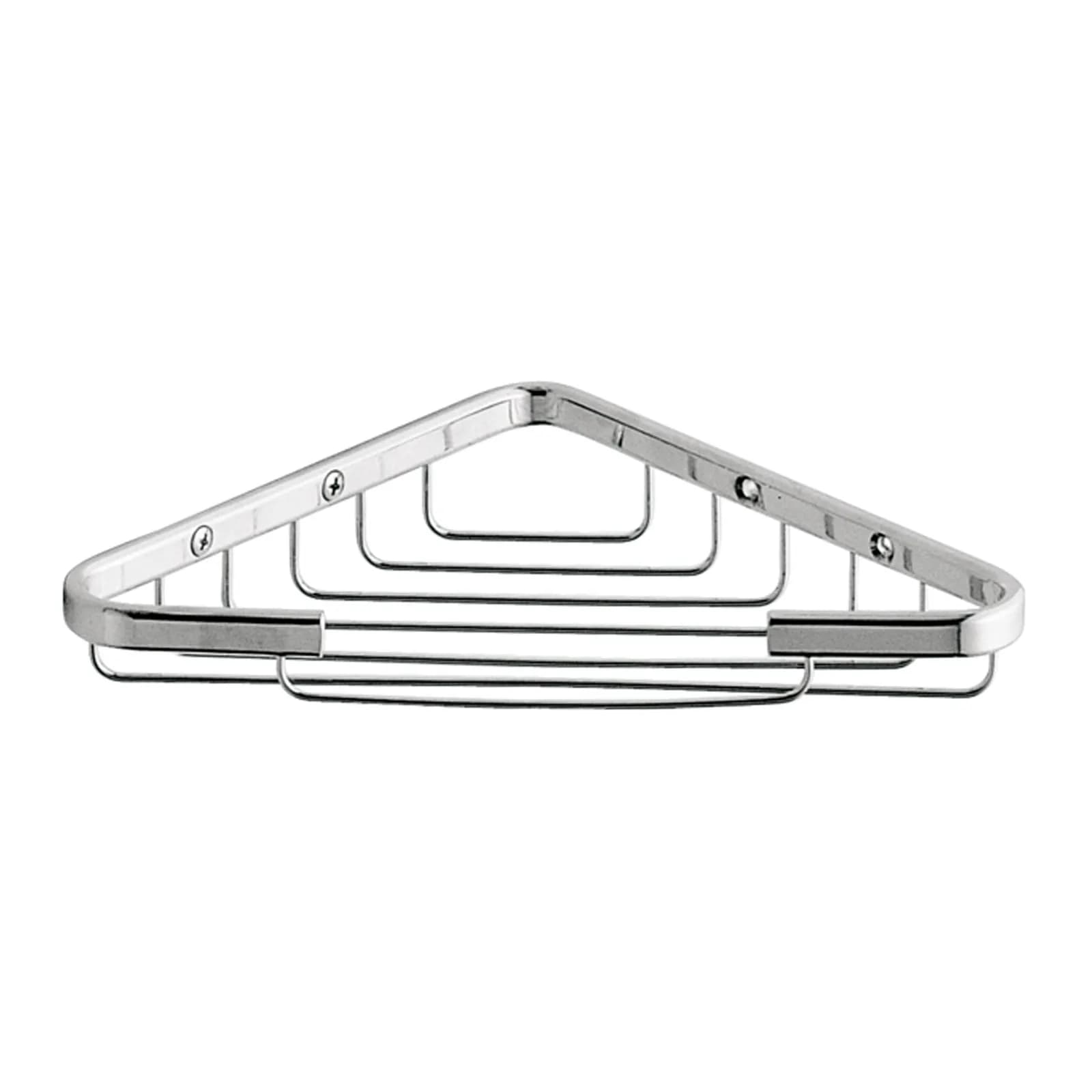 Griglia Gedy portaoggetti in acciaio inox cromato da cm. 19,3 x 19,3 x 3,5