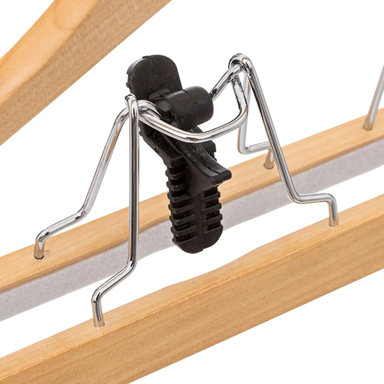 Gruccia appendiabiti in legno naturale con gancio