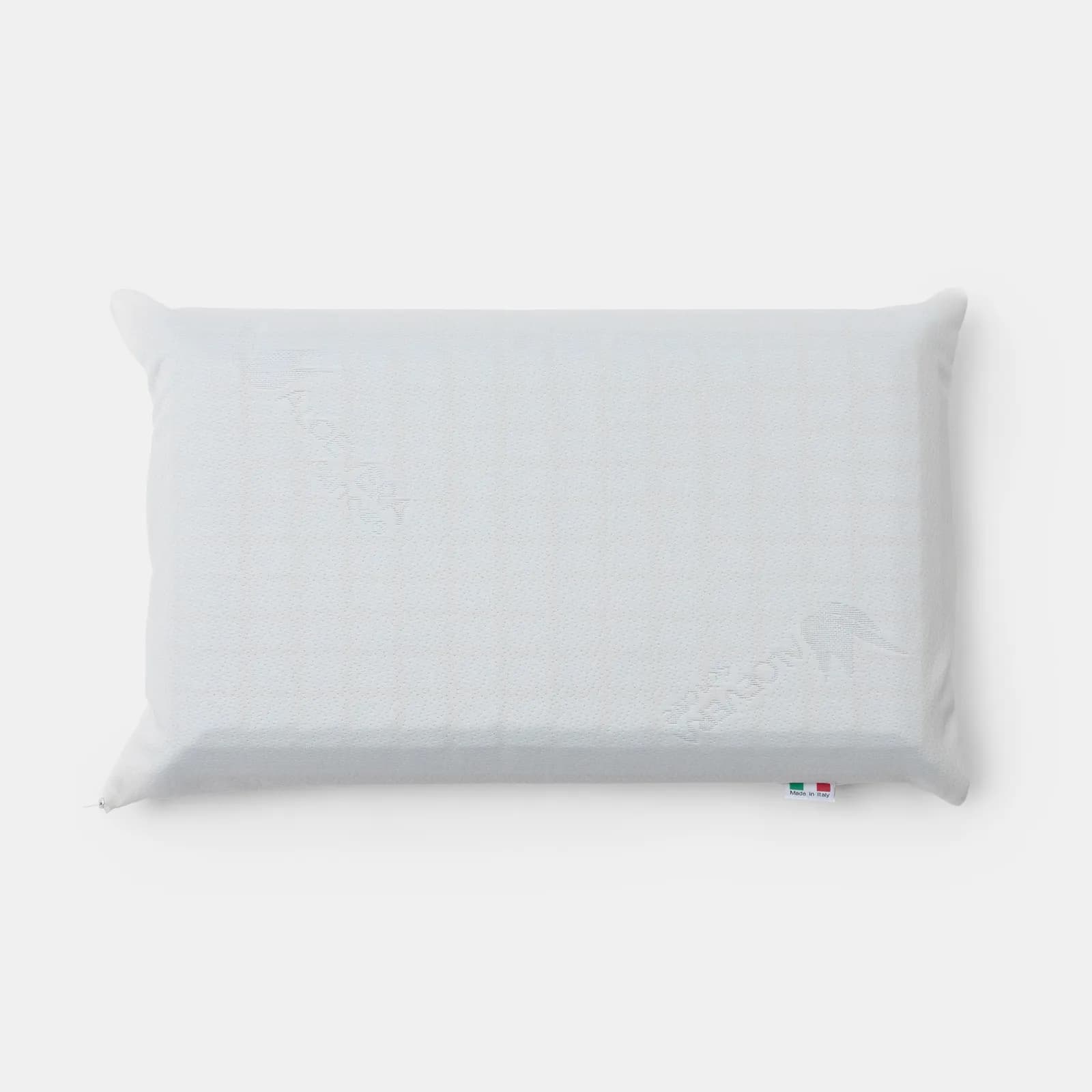 Guanciale sfoderabile 65x39 cm doppio lato reversibile morbido e rigido con rivestimento in Aloe h 13 cm - Doux