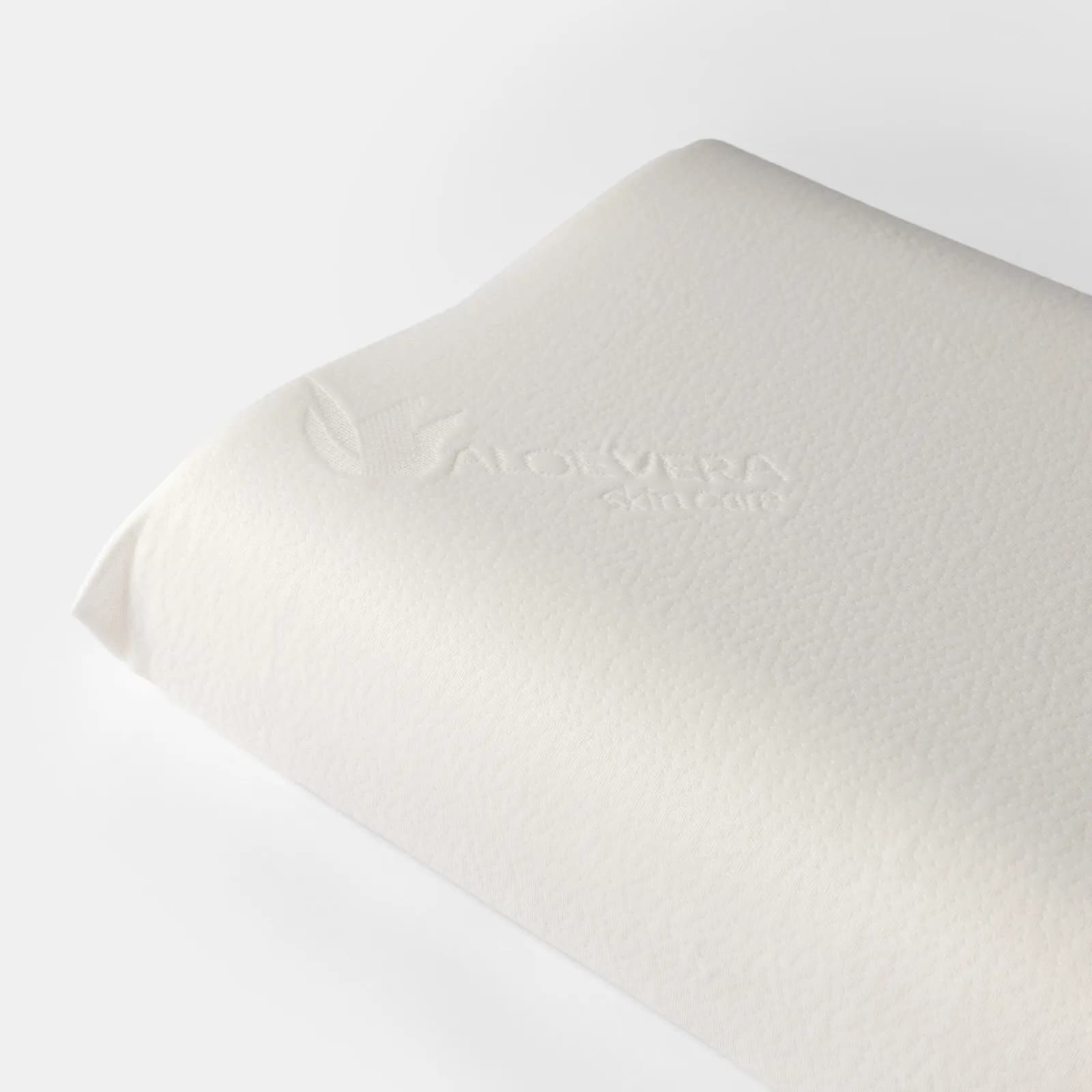 Guanciale cervicale sfoderabile 42x67 cm in Memory Prime con rivestimento Aloe h 8 -10 cm - Flaneur
