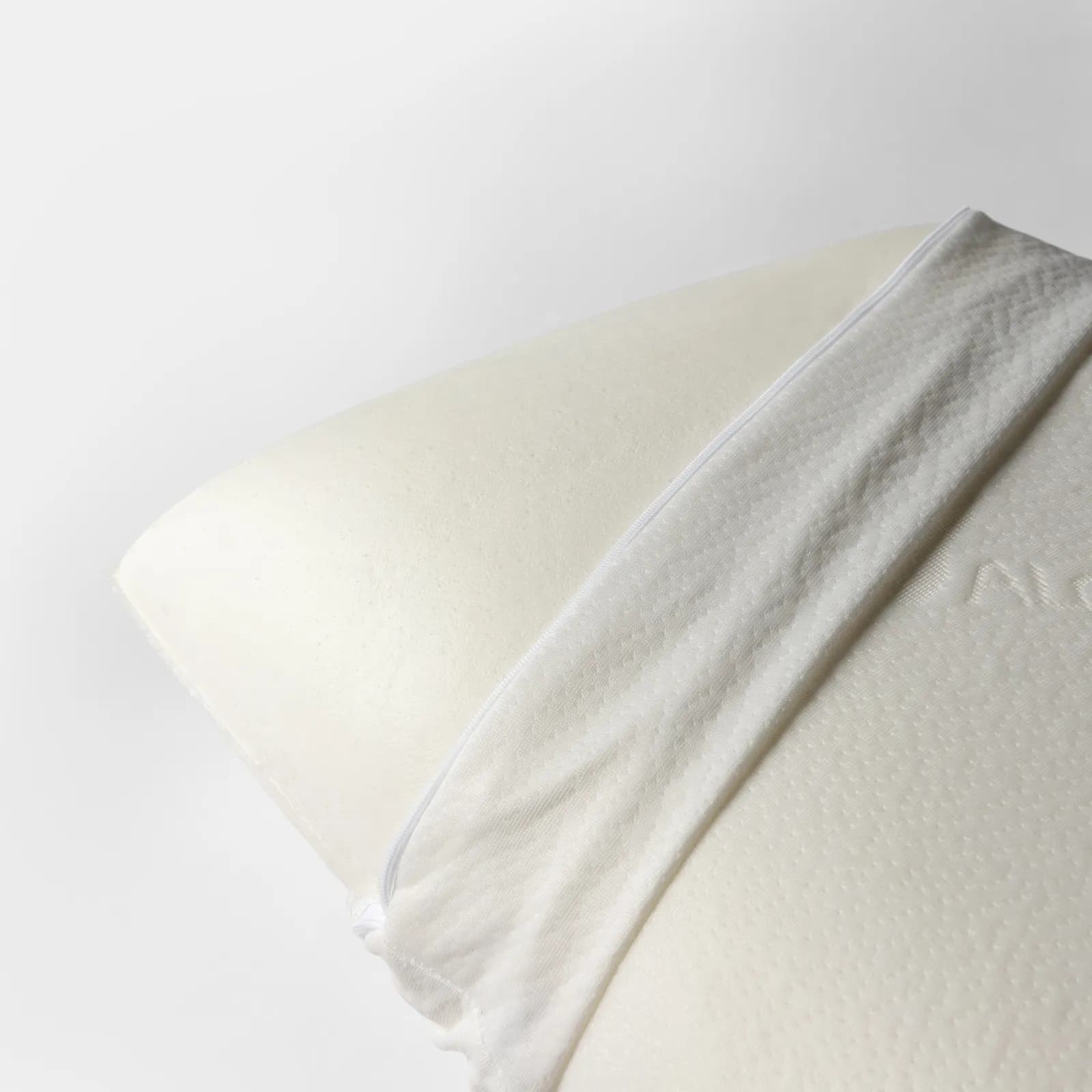 Guanciale sfoderabile 42x72 cm in Memory Prime con rivestimento Aloe h 15 cm - Plaisir