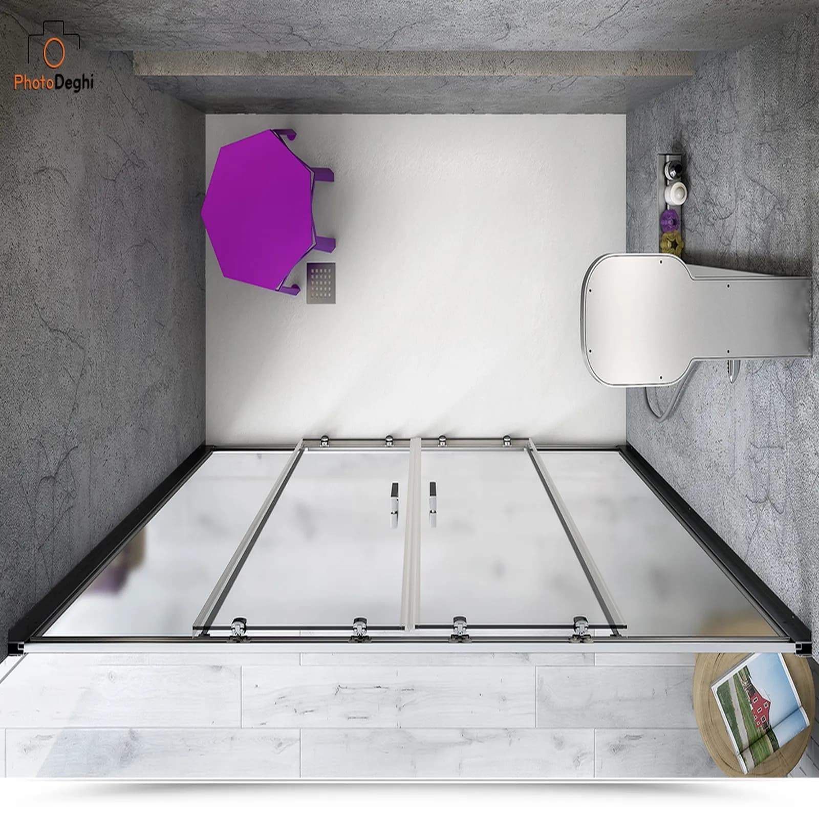 Guarnizione magnetica 183 cm x 6 mm spessore per box doccia nicchia modelli Deghi Young protezione box salvagoccia