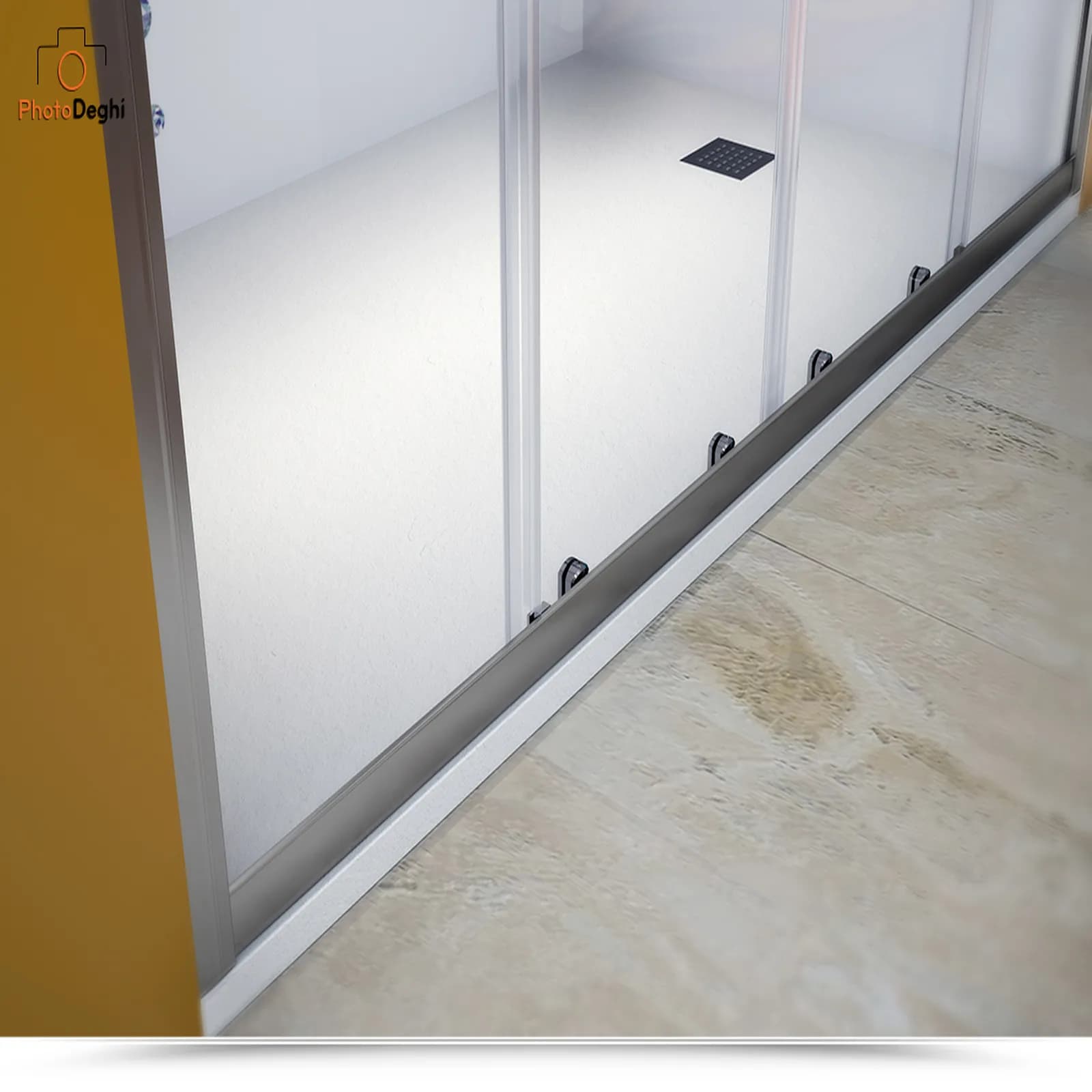 Guarnizione magnetica 183 cm x 6 mm spessore per box doccia nicchia modelli Deghi Young protezione box salvagoccia