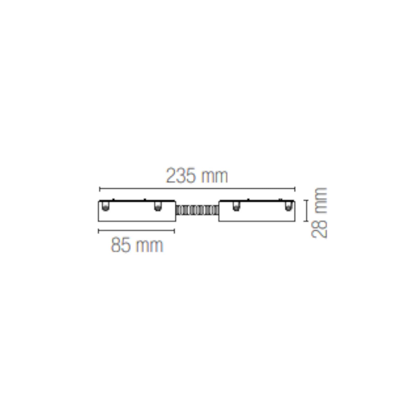 Innesto flessibile per elettrificazione 48 V del sistema a binario - Power Row- Inc - Met - Light