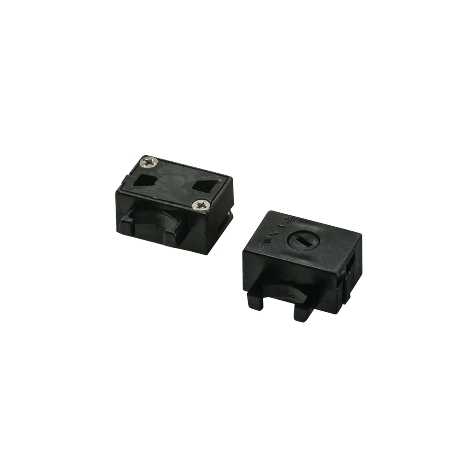Kit 2 pezzi fermi per corpi illuminanti per sistema binario - Power Row - Inc - Met - Light