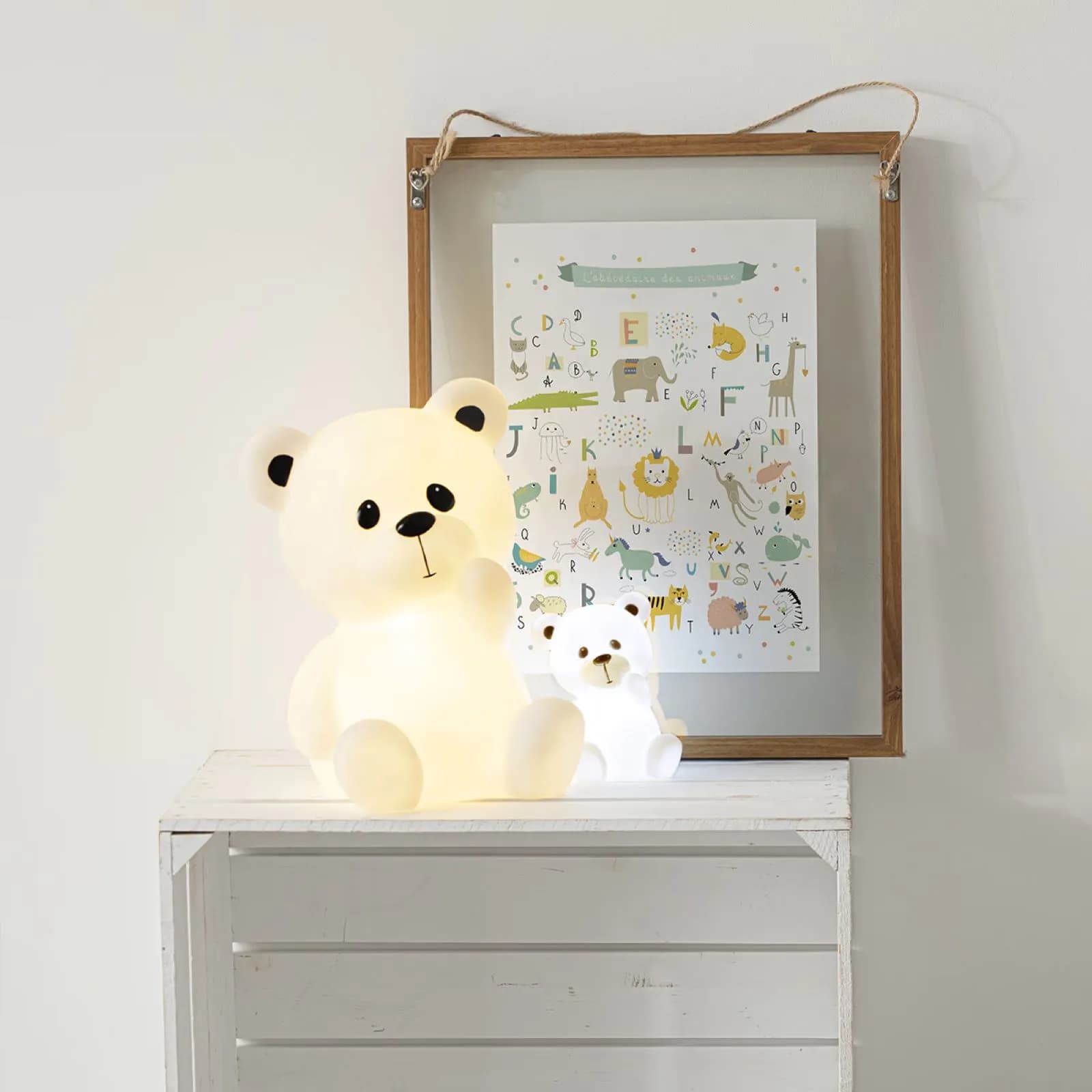 Lampada da tavolo 30h cm a forma di orsetto - Kids