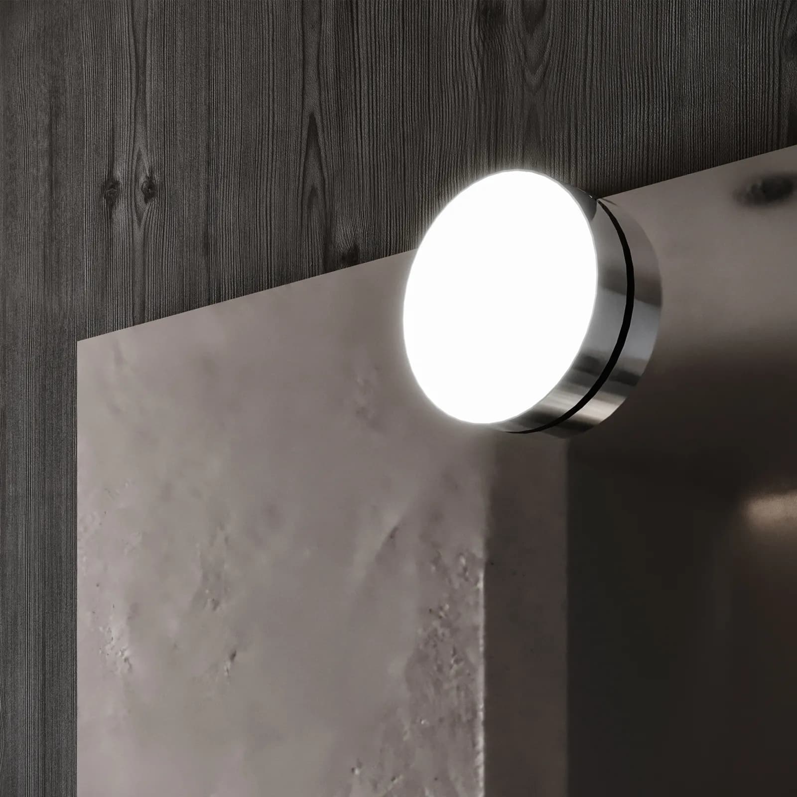 Lampada led Ø10 cm cromo - Aimee