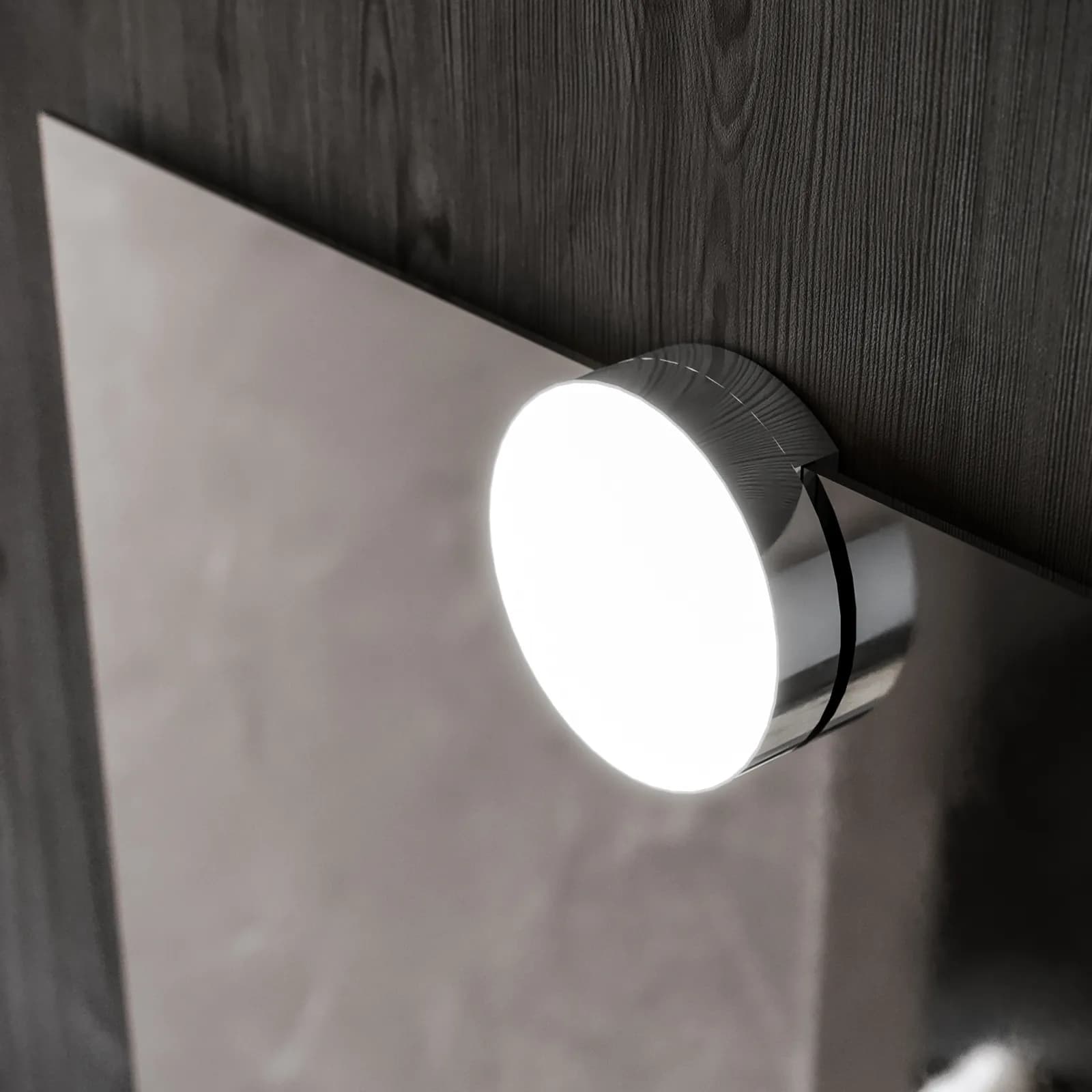 Lampada led Ø10 cm cromo - Aimee