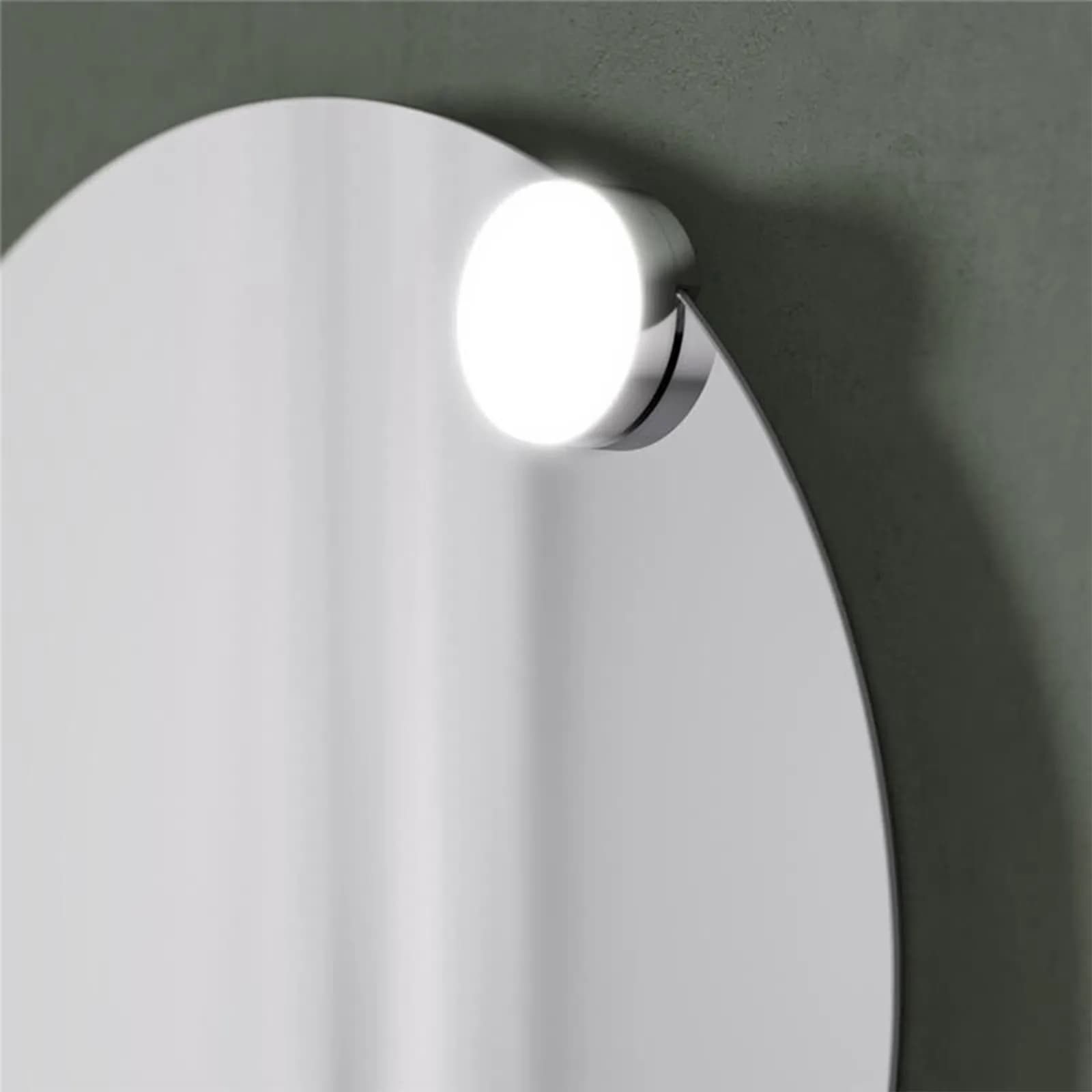 Lampada led Ø10 cm cromo - Aimee