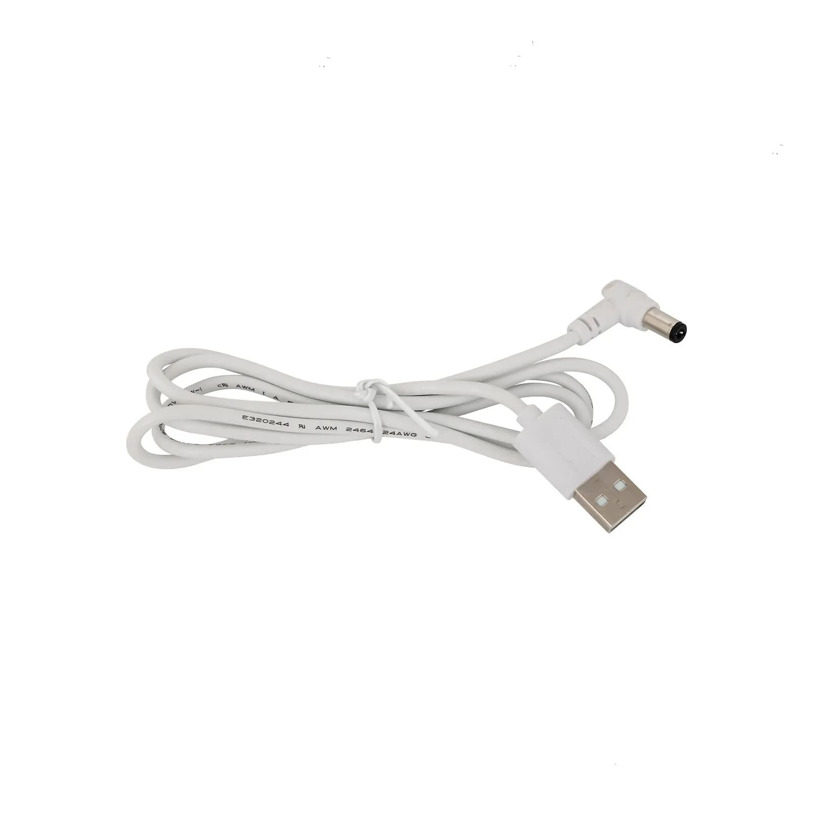 Lampada LED da tavolo luce calda 36h cm in polipropilene bianco con maniglia effetto legno - Kinesy