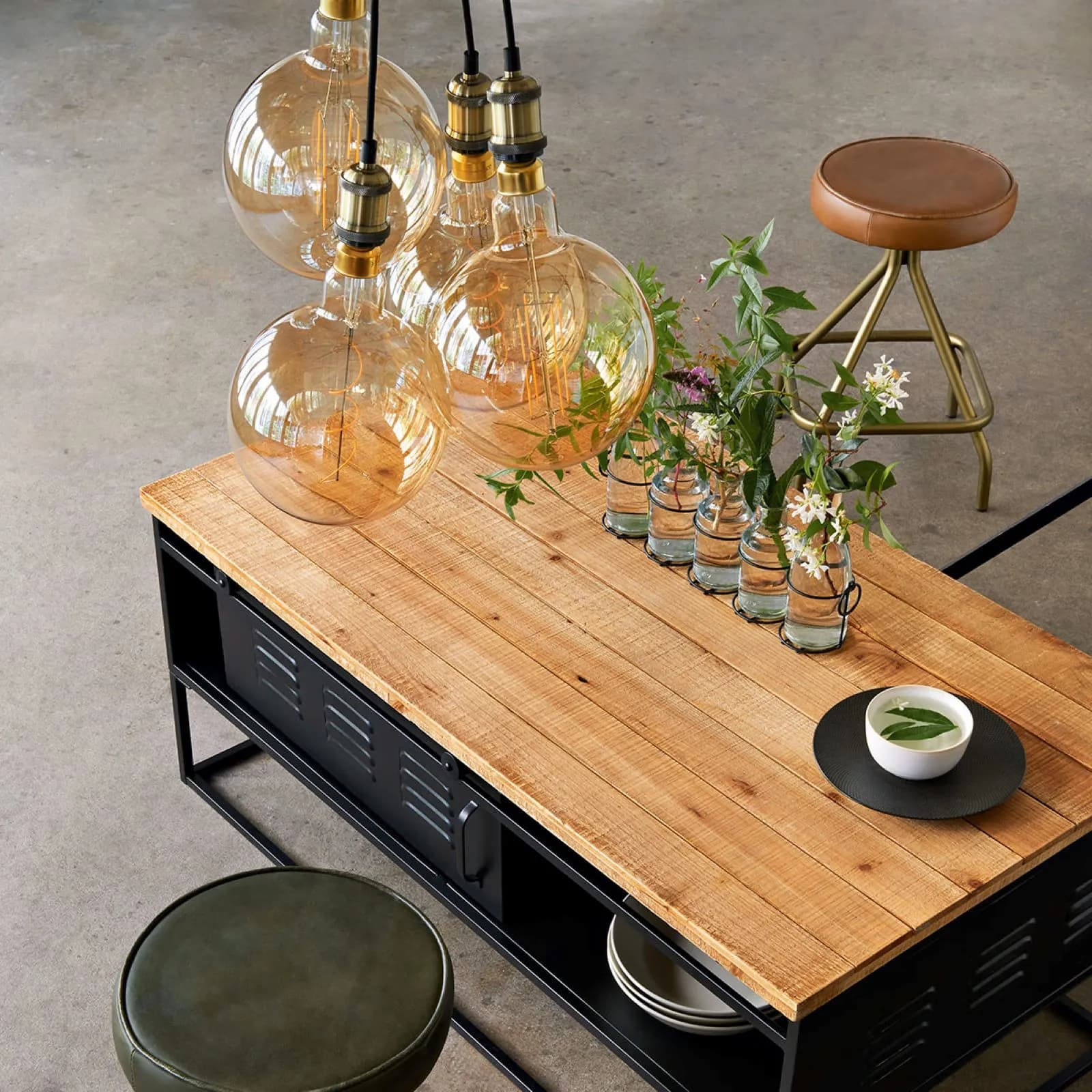 Lampadina led E27 a sfera G95 in vetro ambrato