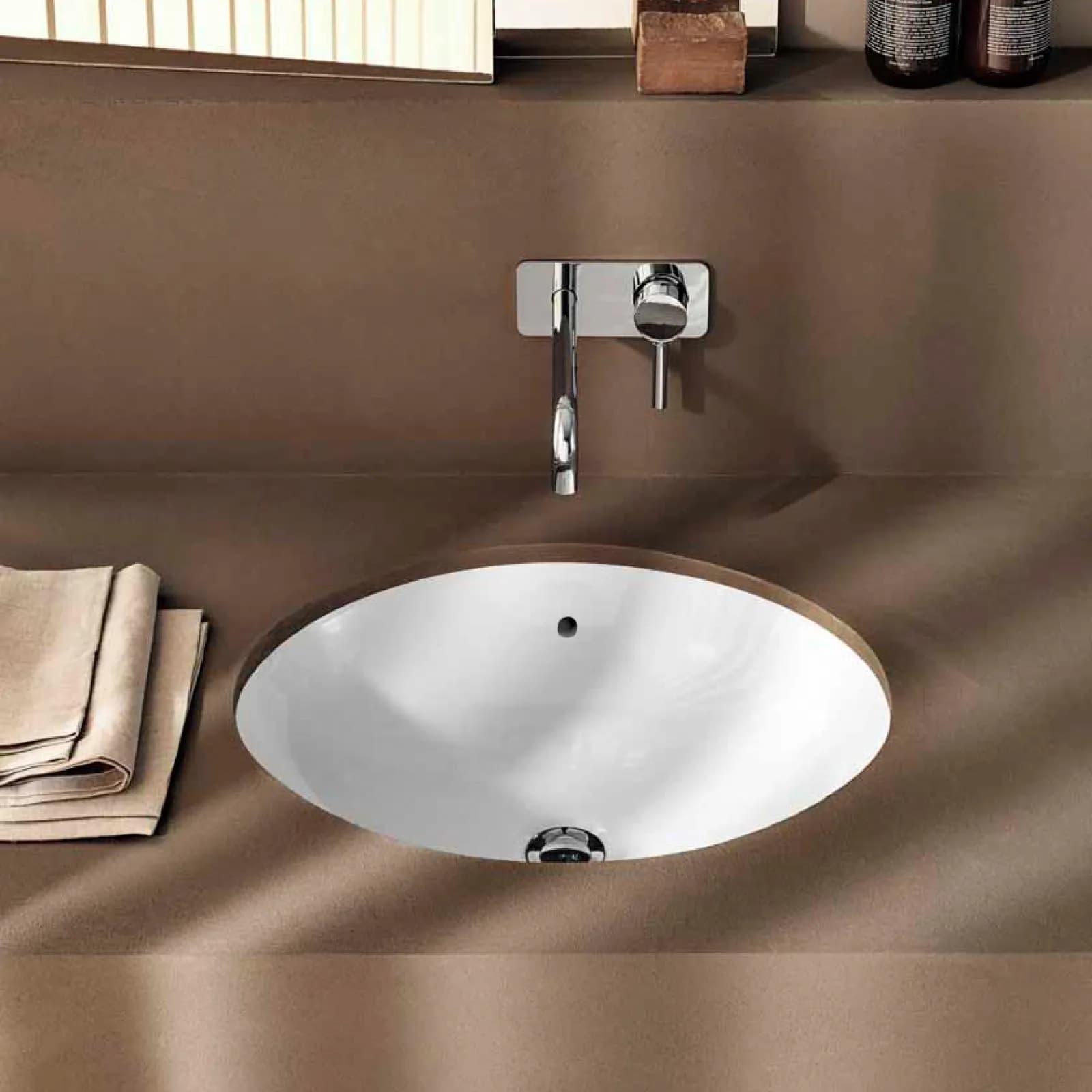 Lavabo incasso sottopiano tondo Ø30 cm ceramica Serie Variform - Geberit