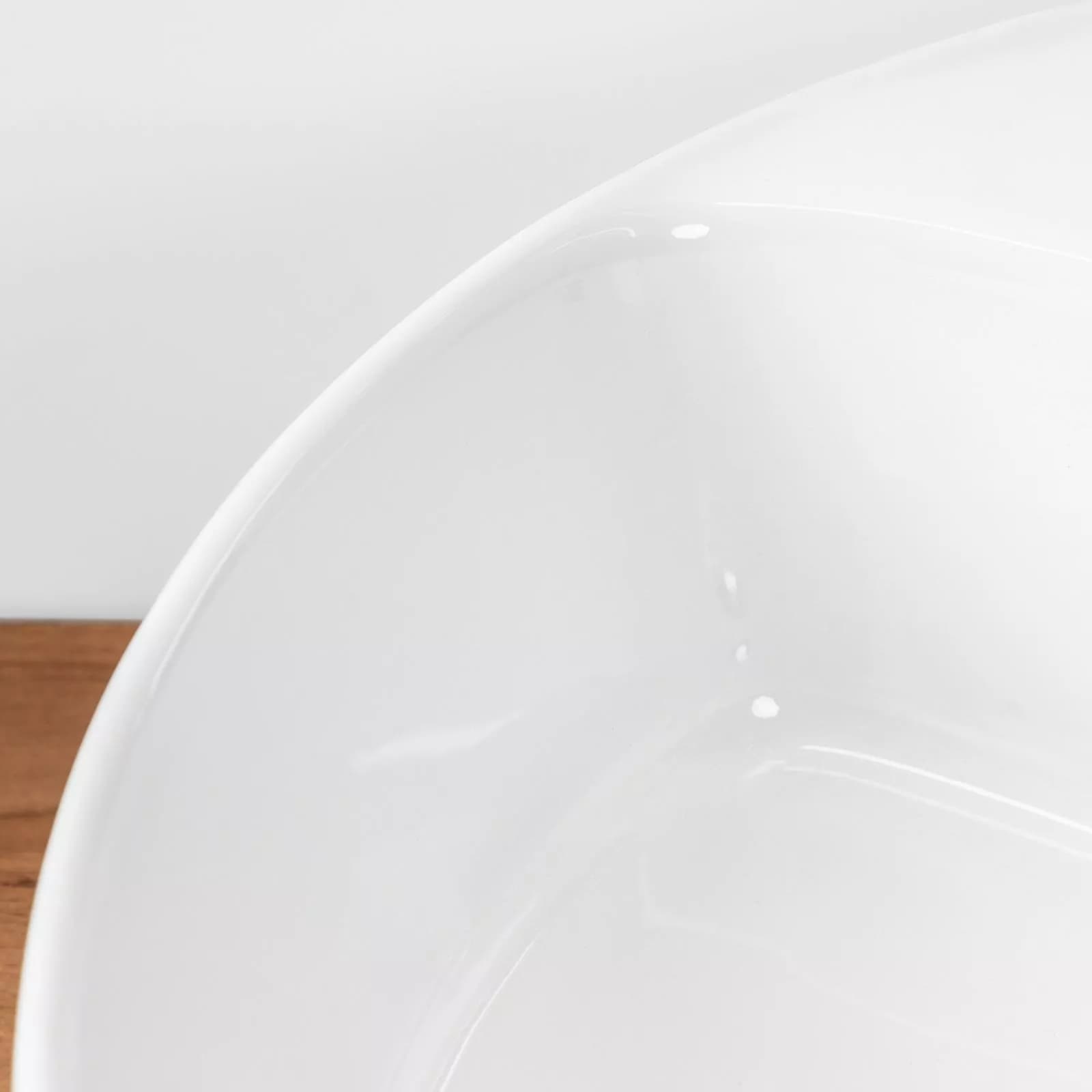 Lavabo design bacinella tonda 46 cm in ceramica d'arredo