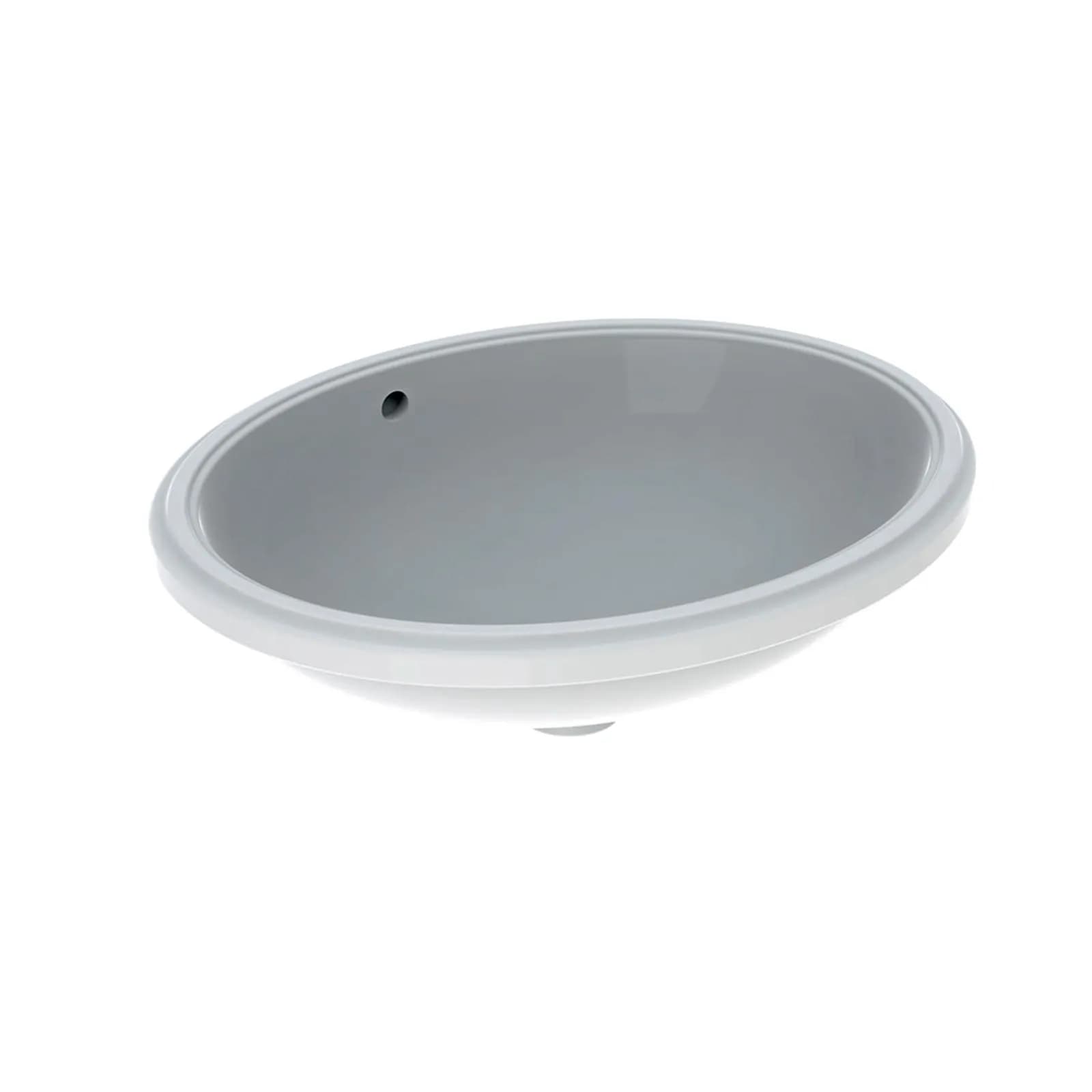 Lavabo incasso sottopiano ovale 50x40 cm ceramica Serie Variform - Geberit