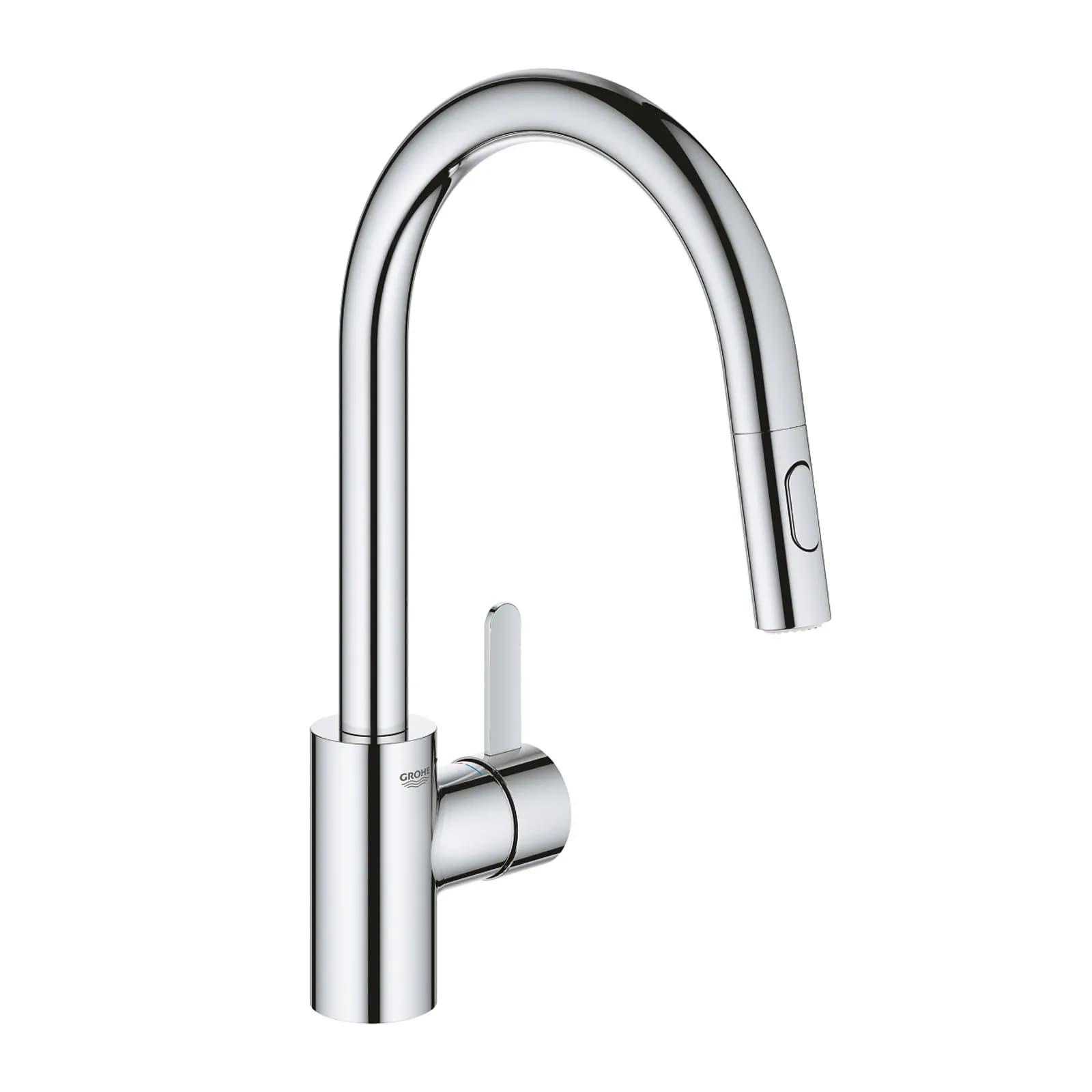 Lavello GROHE Eurosmart Cosmopolitan bocca alta e doccetta estraibile con 2 getti