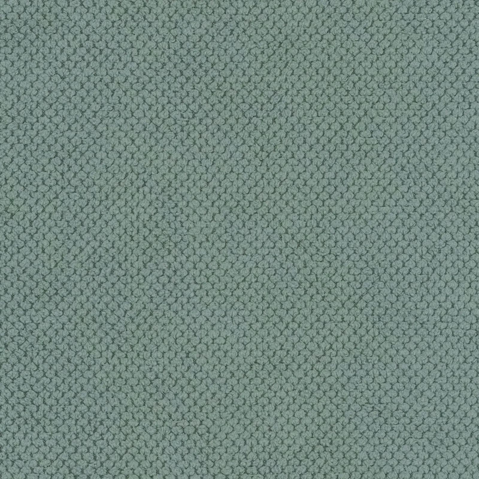 Letto matrimoniale 160x190 cm in tessuto effetto maglia verde salvia con contenitore - Maverick