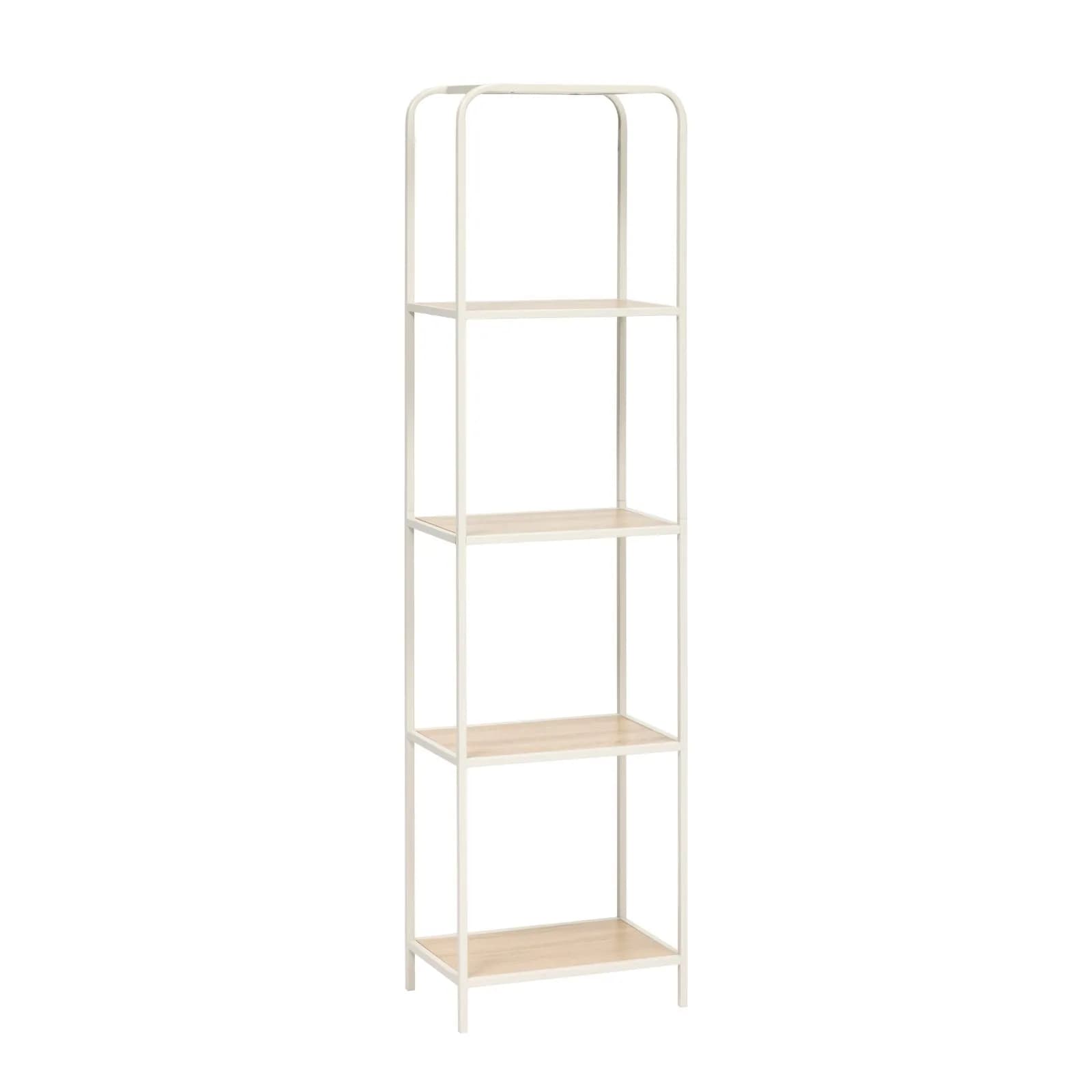 Libreria 45x170h cm in legno e acciaio beige - Sugar