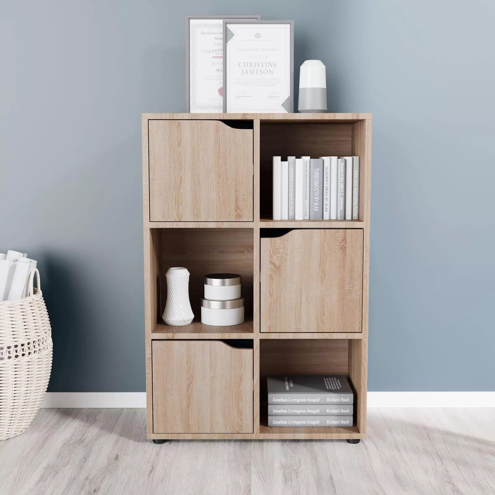 Libreria 60x90h cm legno rovere - Artik