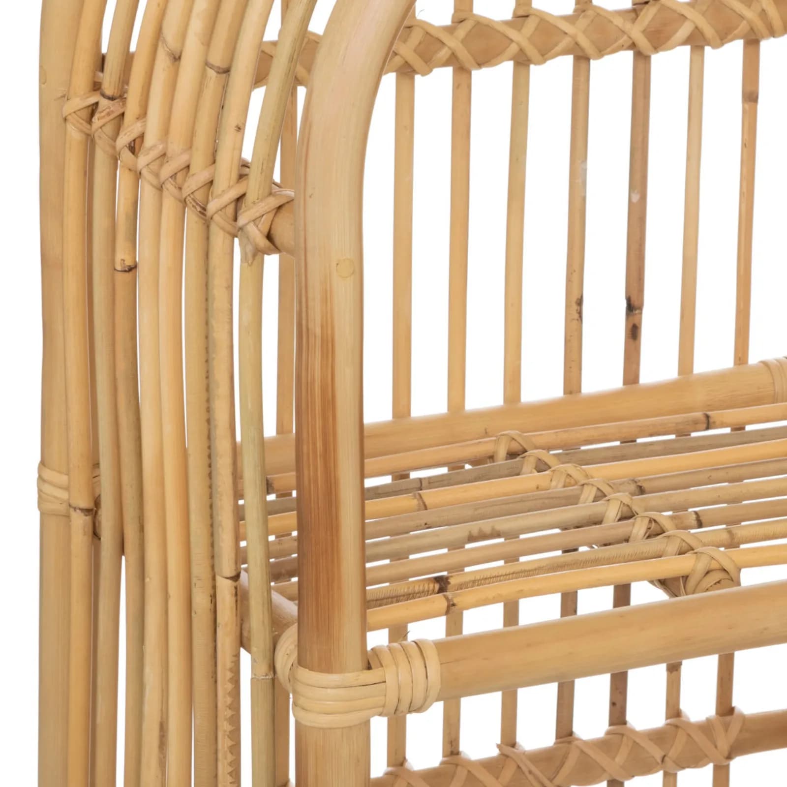 Libreria per bambini 38x76 cm in legno rattan - Rattantouille