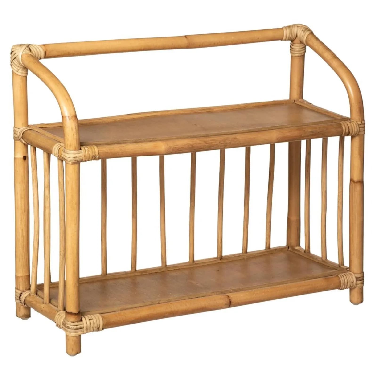 Libreria per bambini 60x50h cm in legno rattan - Rattantouille
