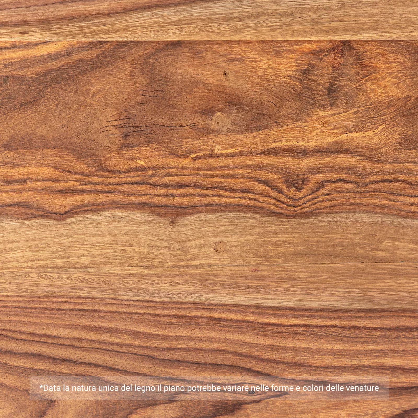 Mensola 30x118h cm in legno - Freia Sheesham
