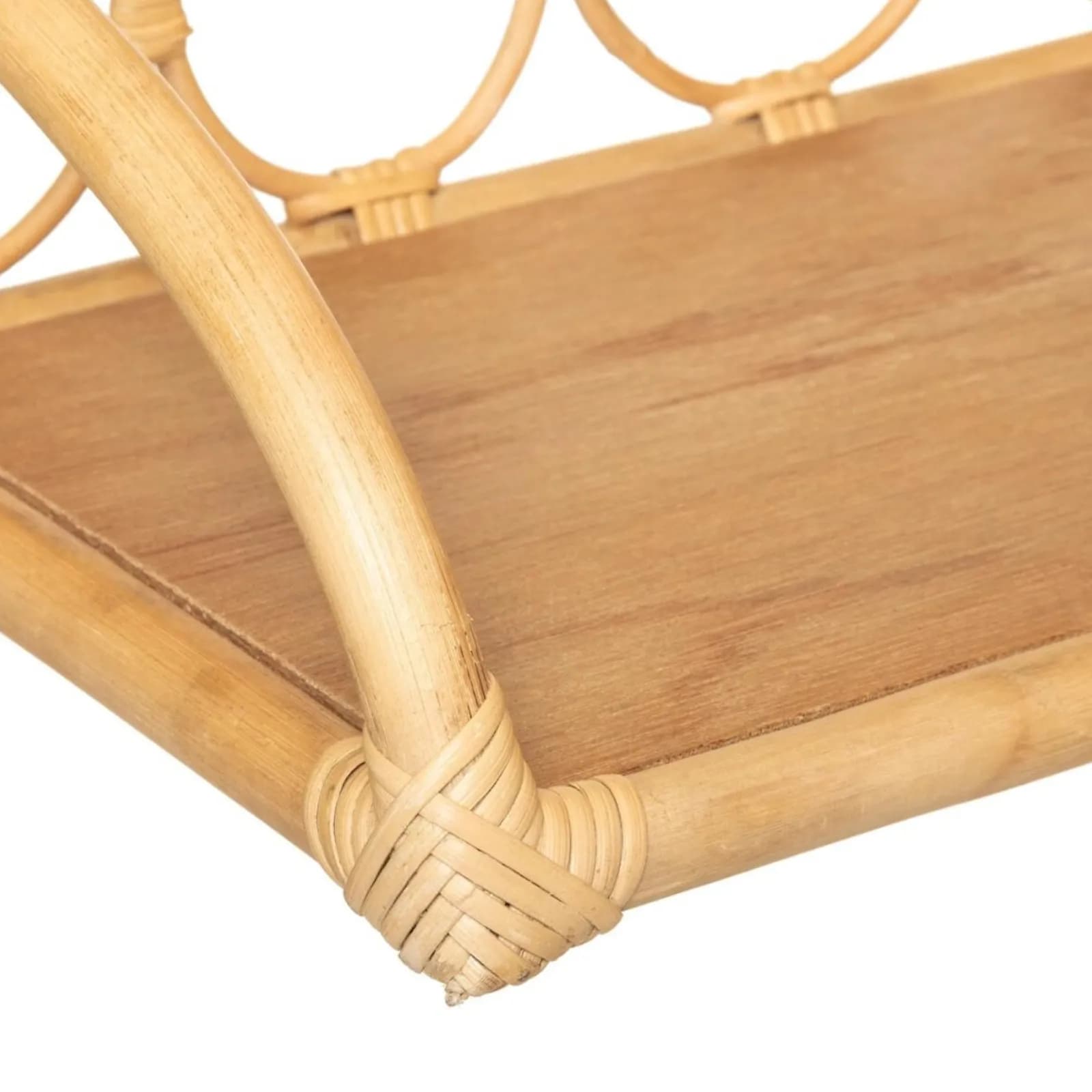 Mensola per bambini 57x24h cm in legno rattan - Rattantouille