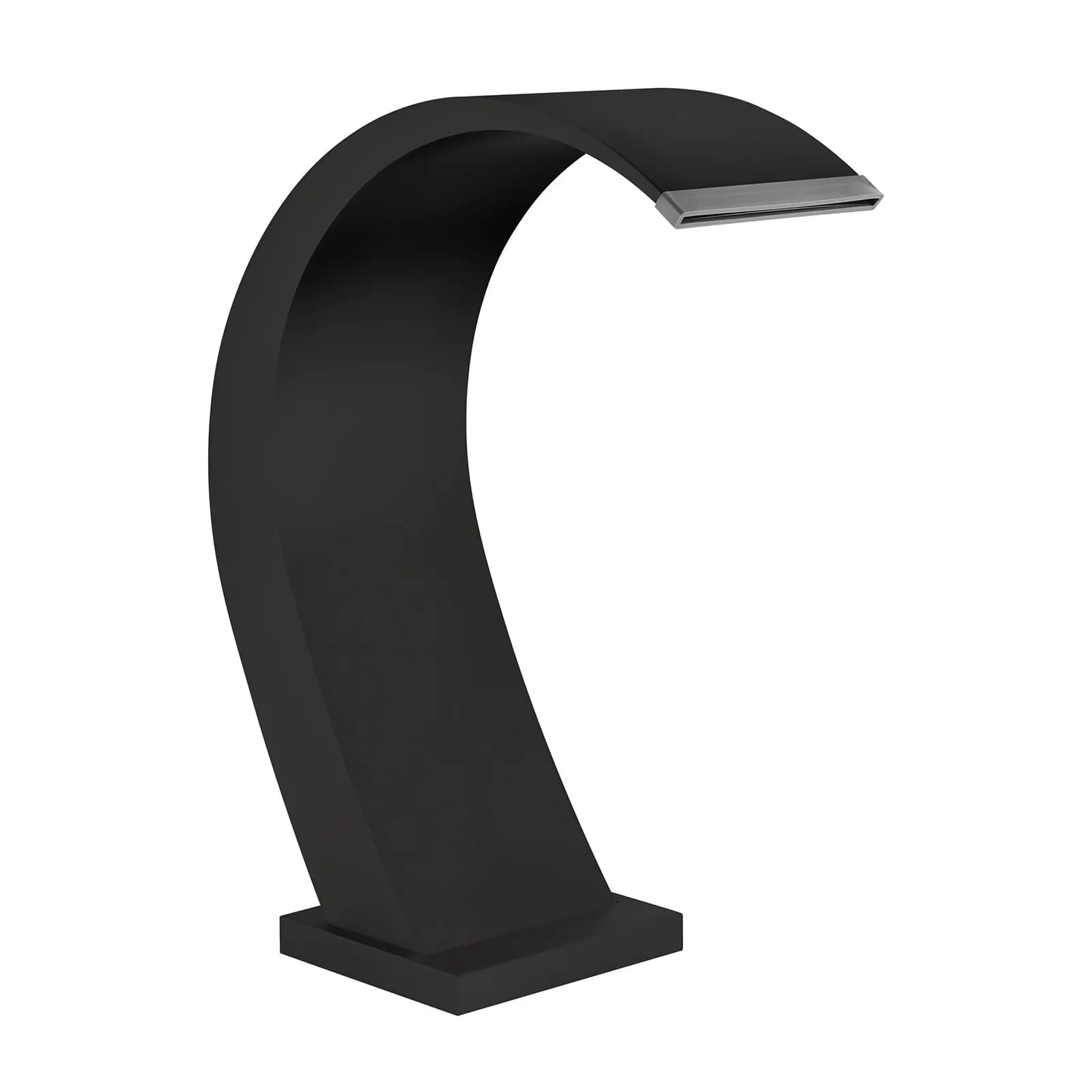 Miscelatore a cascata 65h cm in acciaio inox 316 nero opaco - Haruka