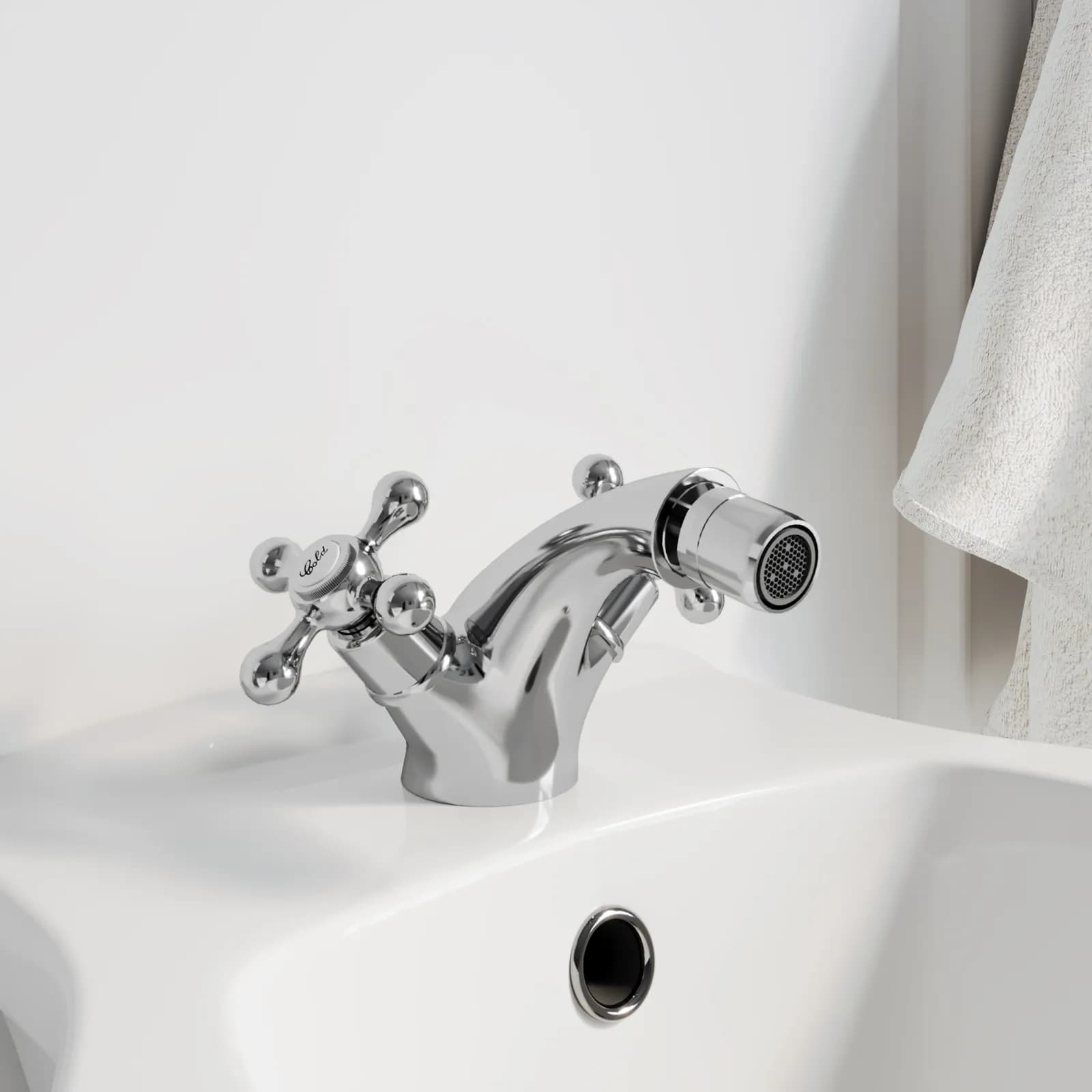 Miscelatore bidet in ottone cromo - Niru