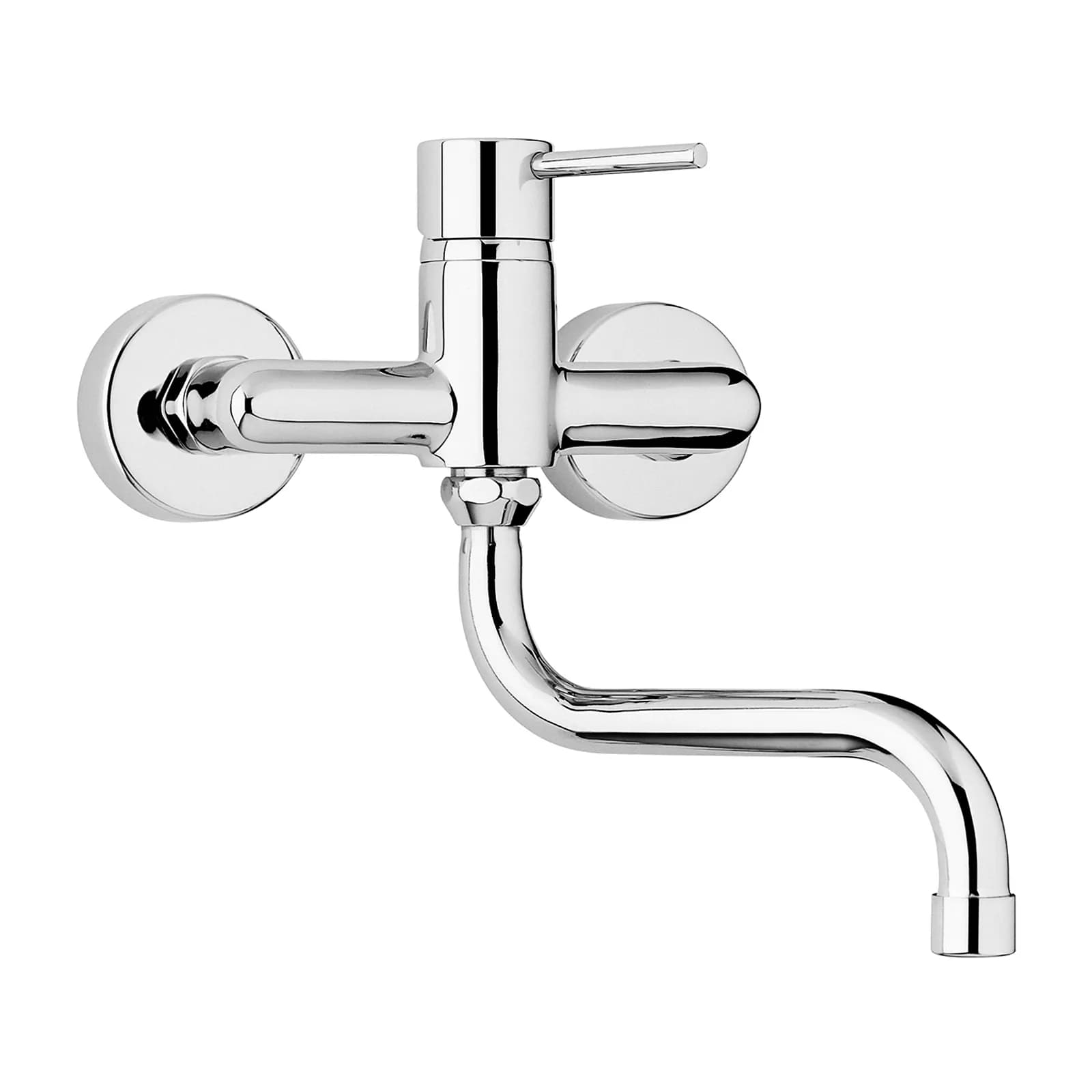 Miscelatore lavello a muro con canna girevole - Paini Cox