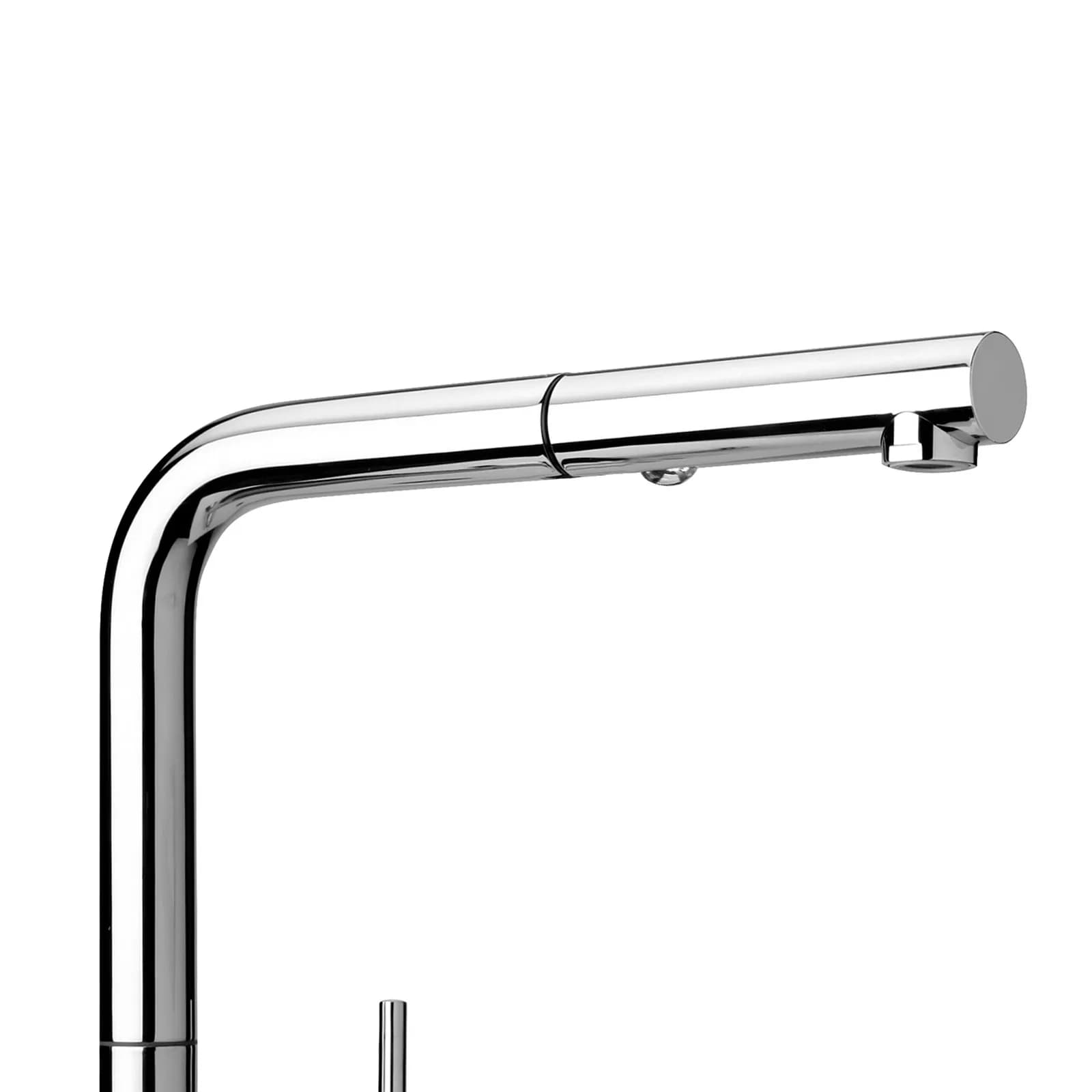 Miscelatore lavello con doccia estraibile 2 getti in ottone cromato - Paini HD