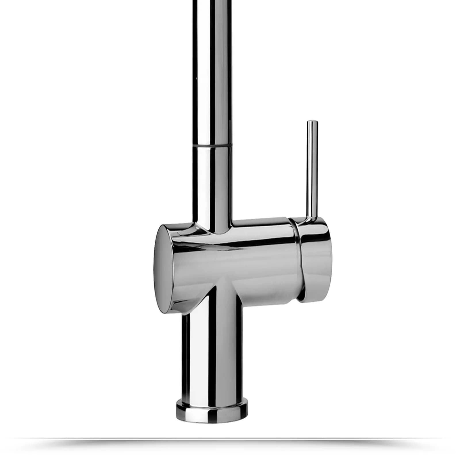 Miscelatore lavello con doccia estraibile 2 getti in ottone cromato - Paini HD