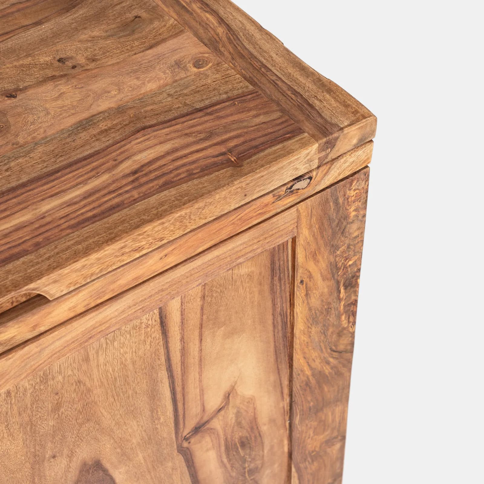 Mobile portabottiglie 200x120h cm in legno - Freia Sheesham