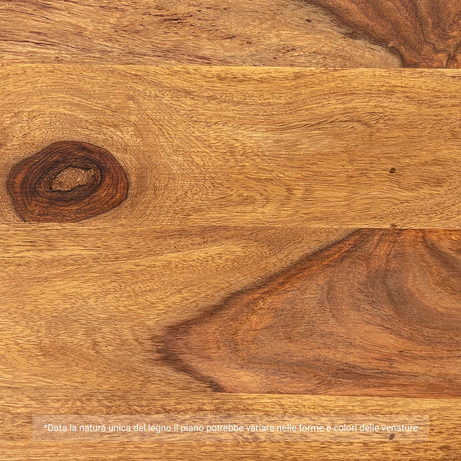 Mobile porta tv 145x49h cm in legno con due ante - Freia Sheesham