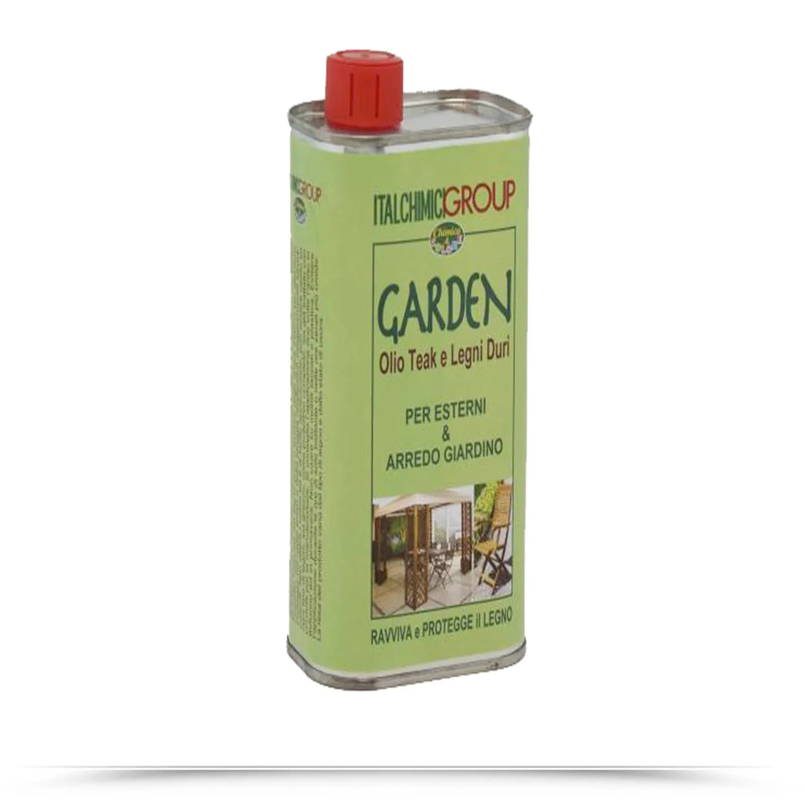 Olio trattamento per manutenzione di arredi in teak e legno duro da giardino