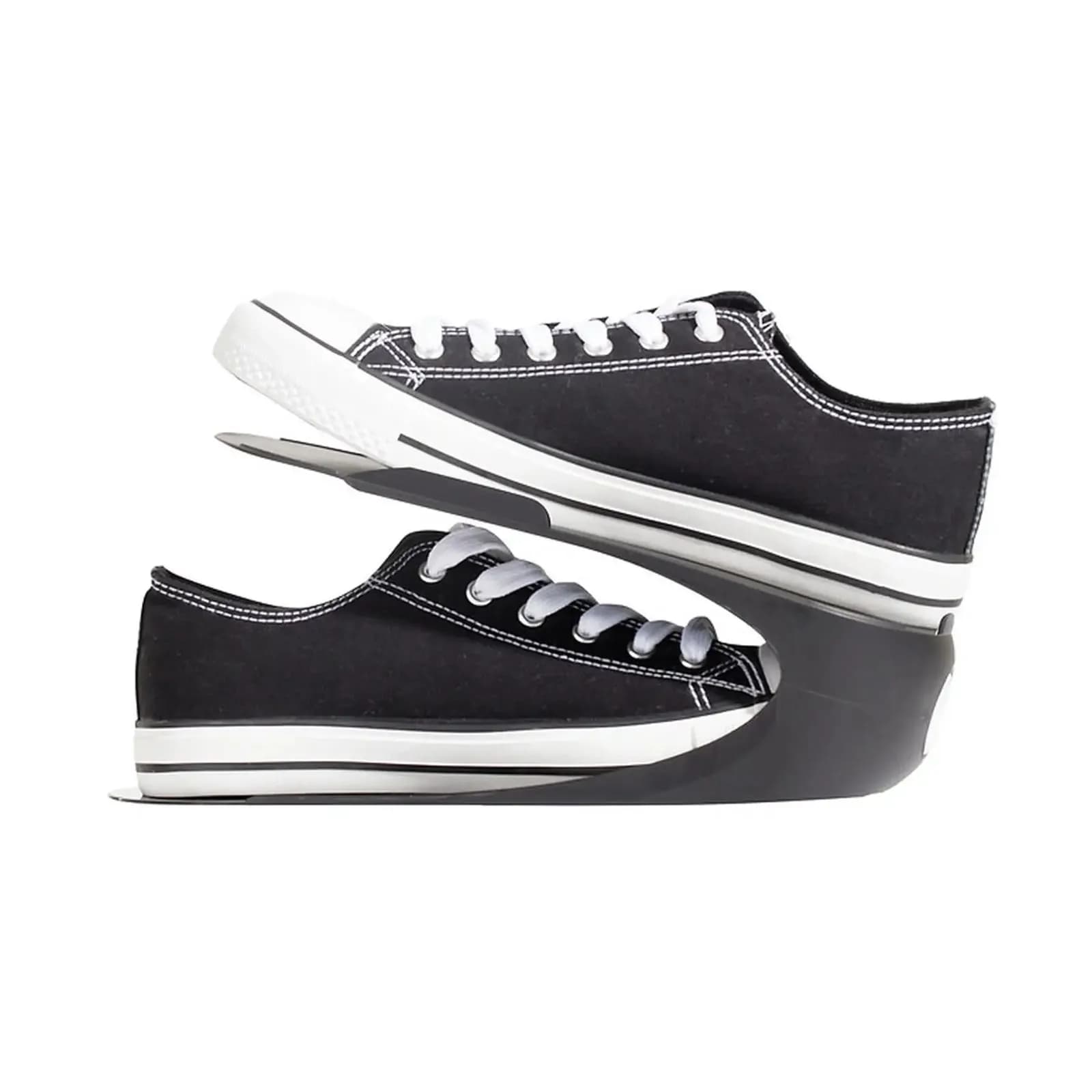 Organizer per scarpe in polipropilene nero