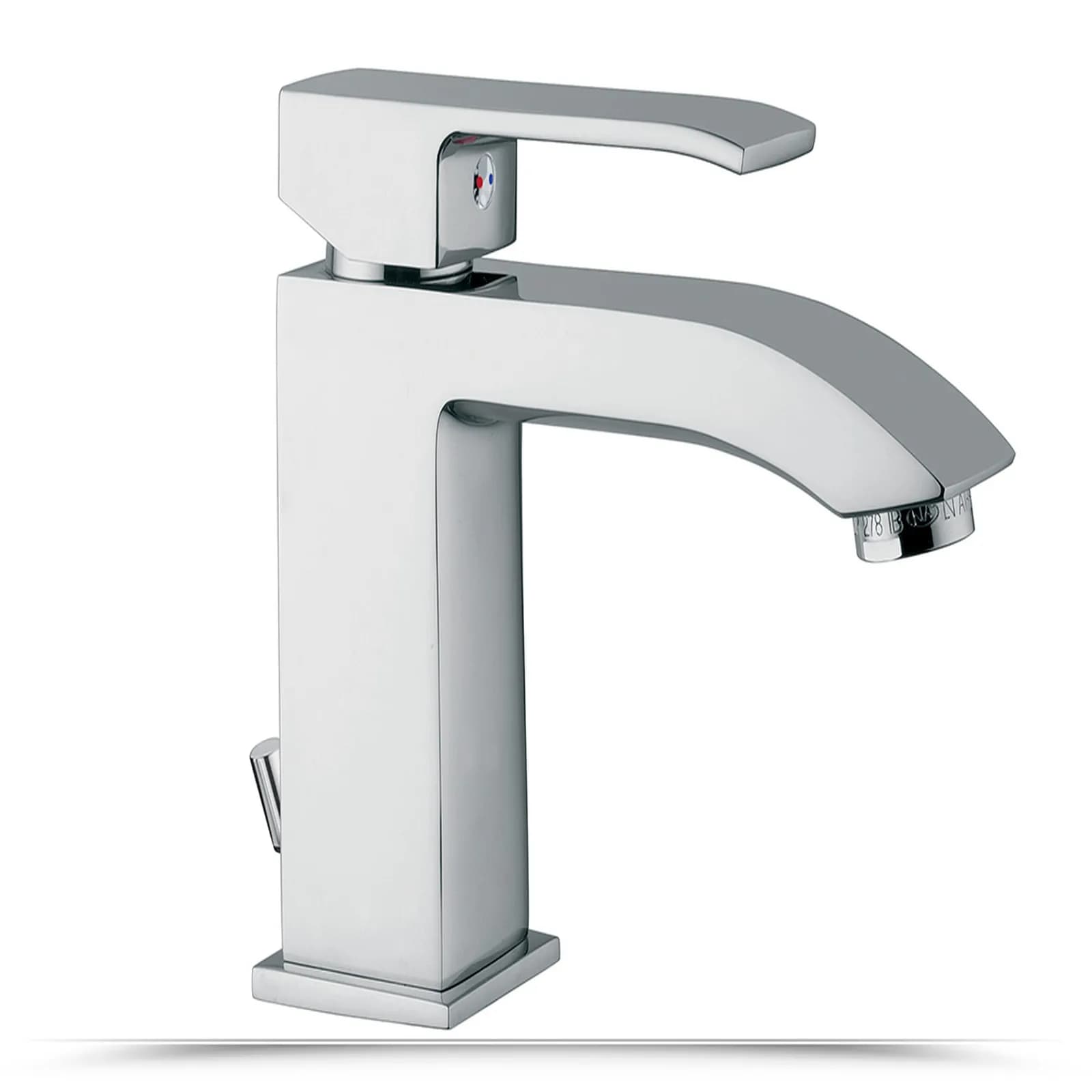 Miscelatore lavabo con scarico automatico cromato - Level di Paffoni