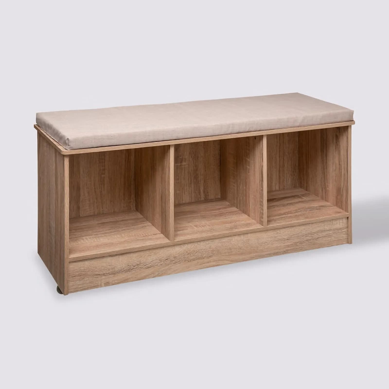 Panca contenitore 105x50h cm effetto rovere naturale - Unify