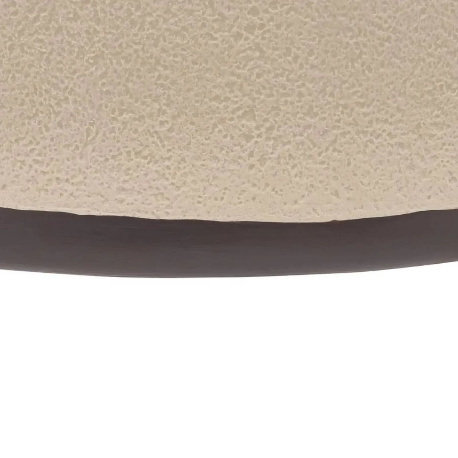 Pattumiera gettacarta da bagno in resina beige da 5 litri