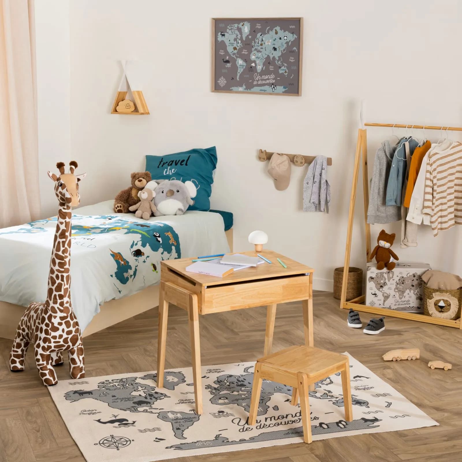 Peluche a forma di giraffa 100h cm in velluto - Kids