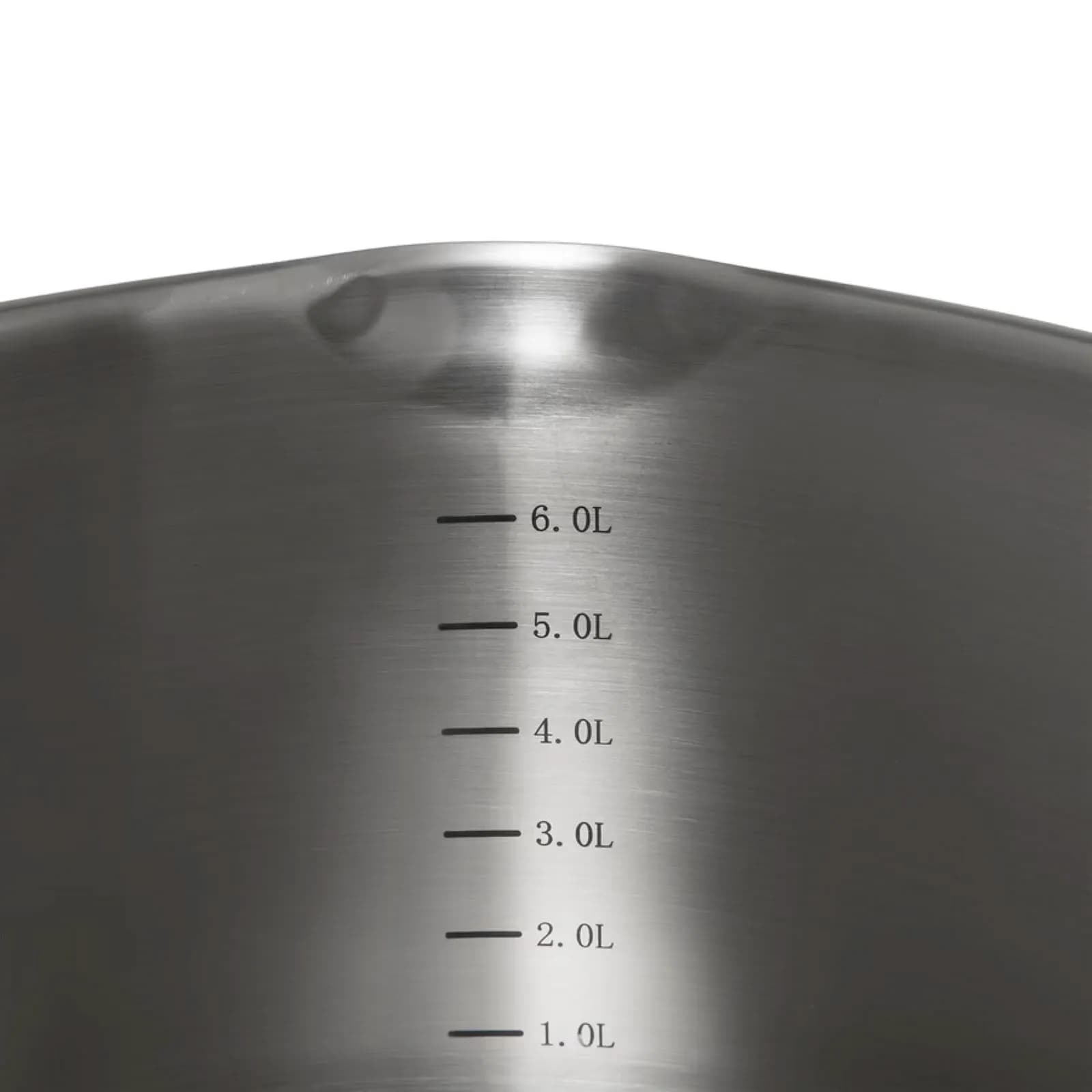 Pentola 28x22h cm in acciaio inox cromo con coperchio in vetro - Veralux