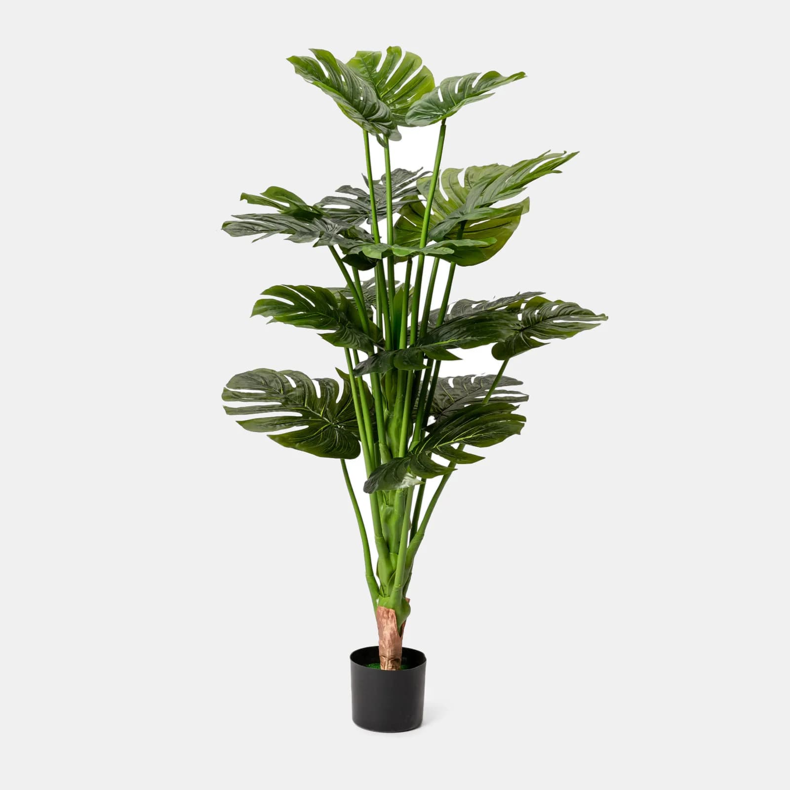 Pianta artificiale di monstera deliziosa 130h cm con vaso