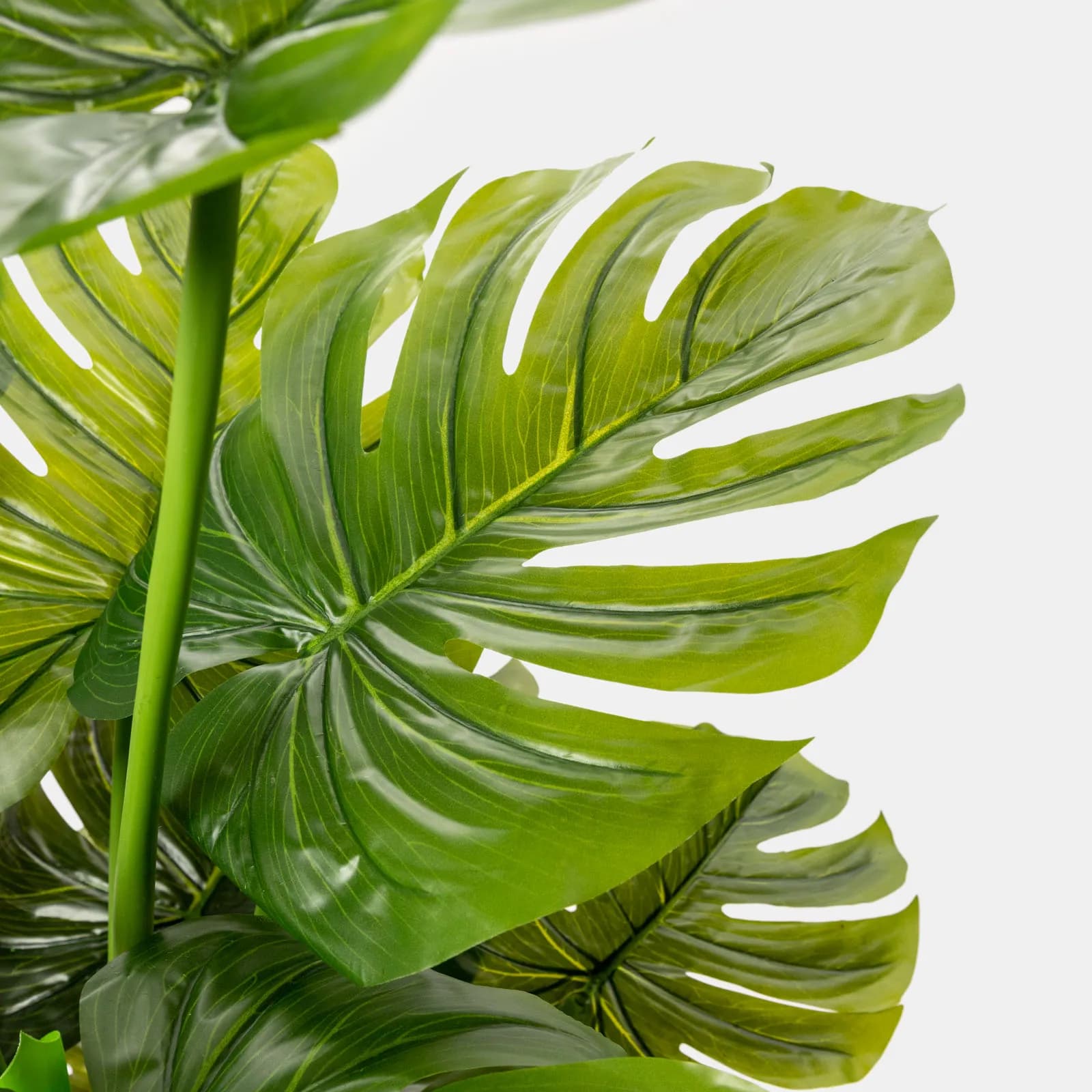 Pianta artificiale di monstera deliziosa 130h cm con vaso