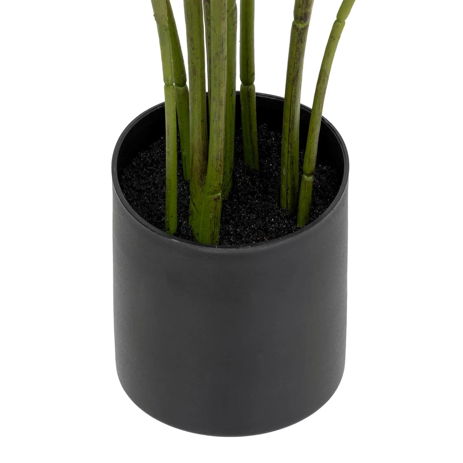 Pianta artificiale di strelizia 100h cm in vaso nero