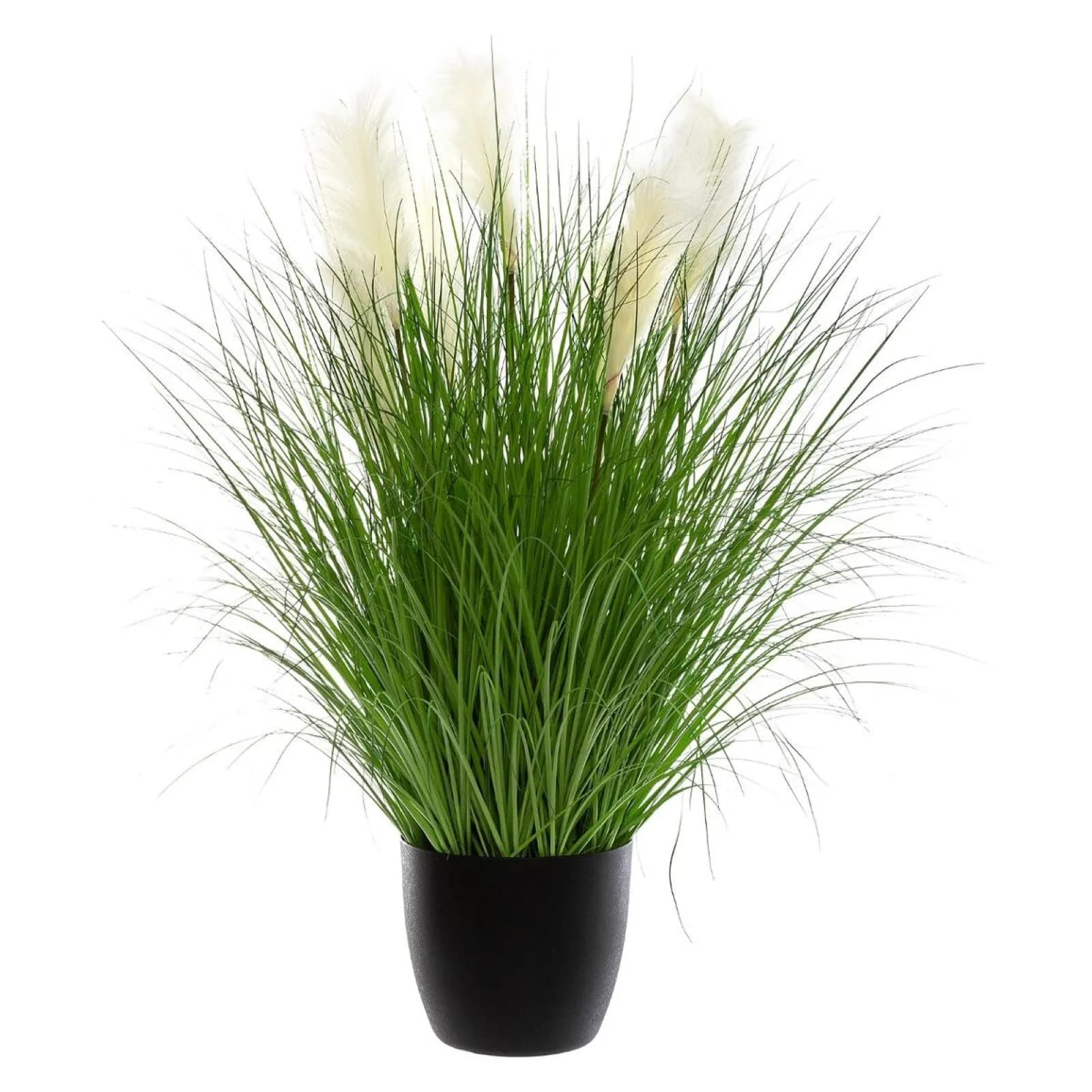 Pianta artificiale mazzo di erba 105h cm in vaso