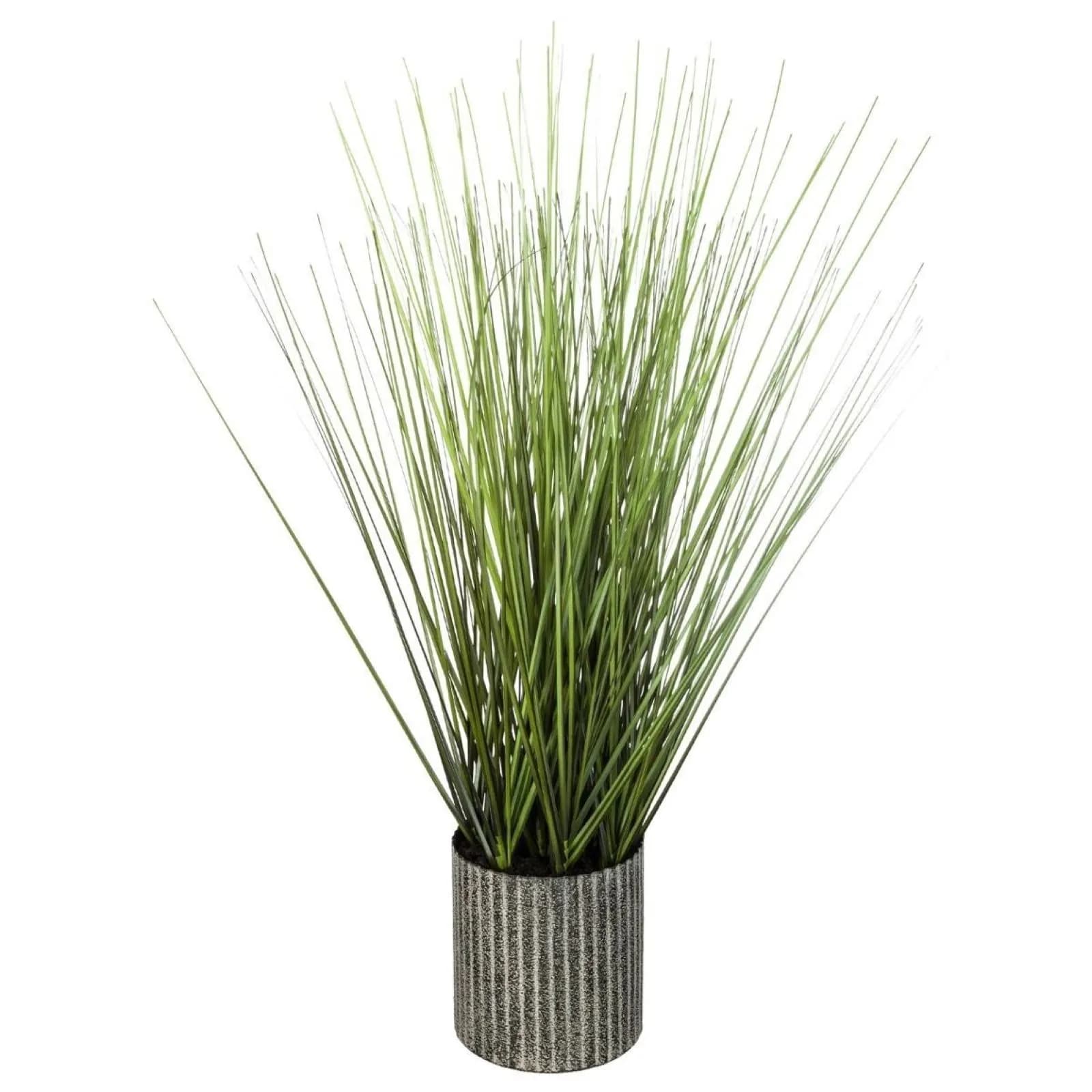 Pianta artificiale mazzo di erba 45h cm in vaso