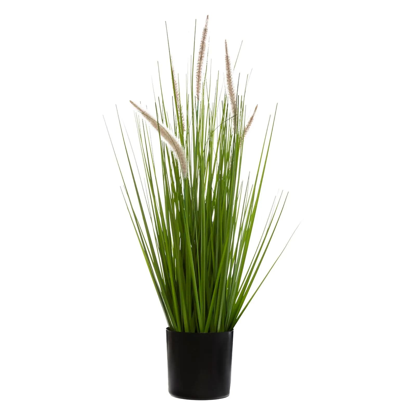 Pianta artificiale mazzo di erba 70h cm con vaso