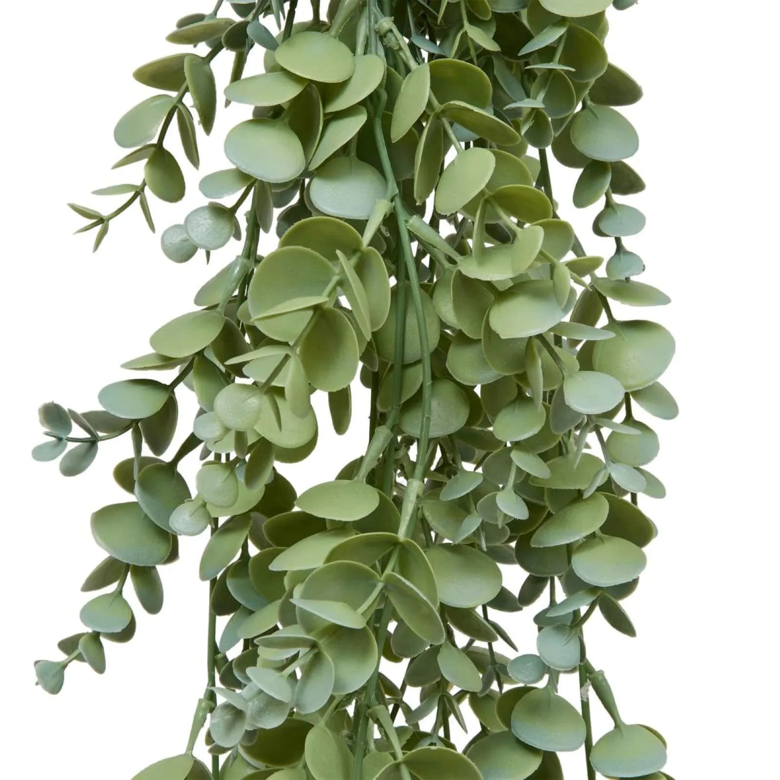 Pianta artificiale pendente 80h cm ramo di eucalipto verde